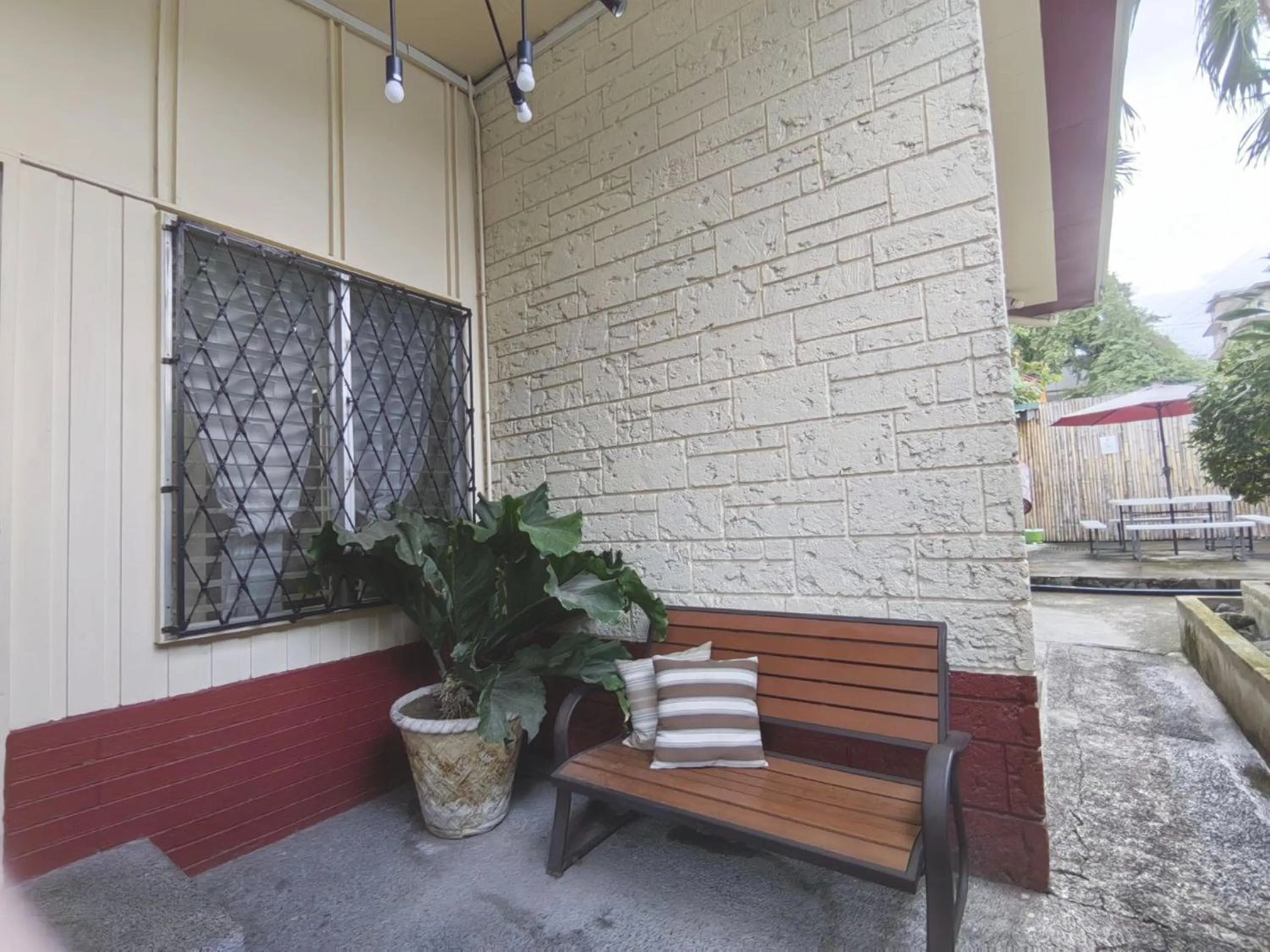 Seating area in Nappers Hostel