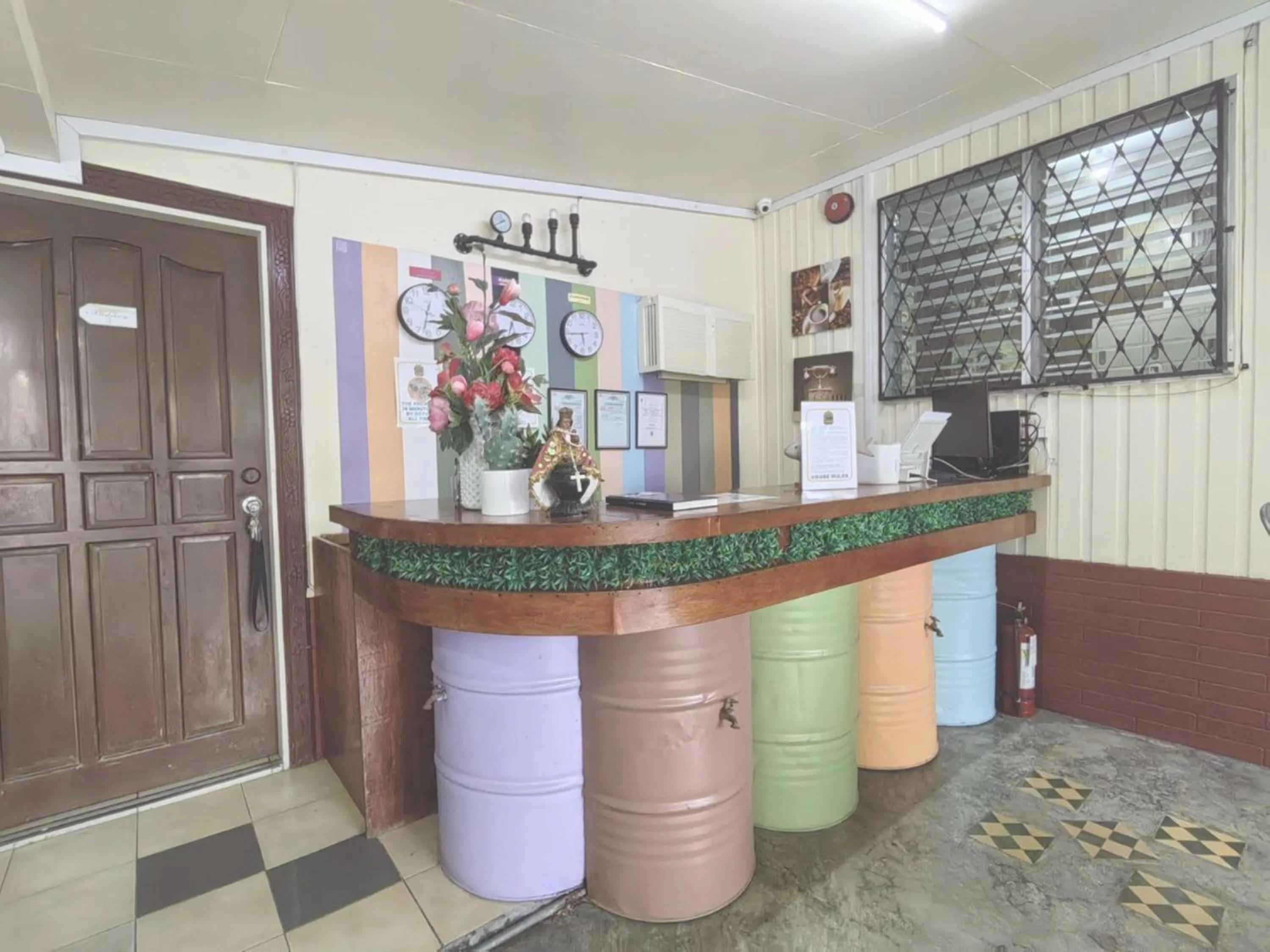 Lobby or reception in Nappers Hostel