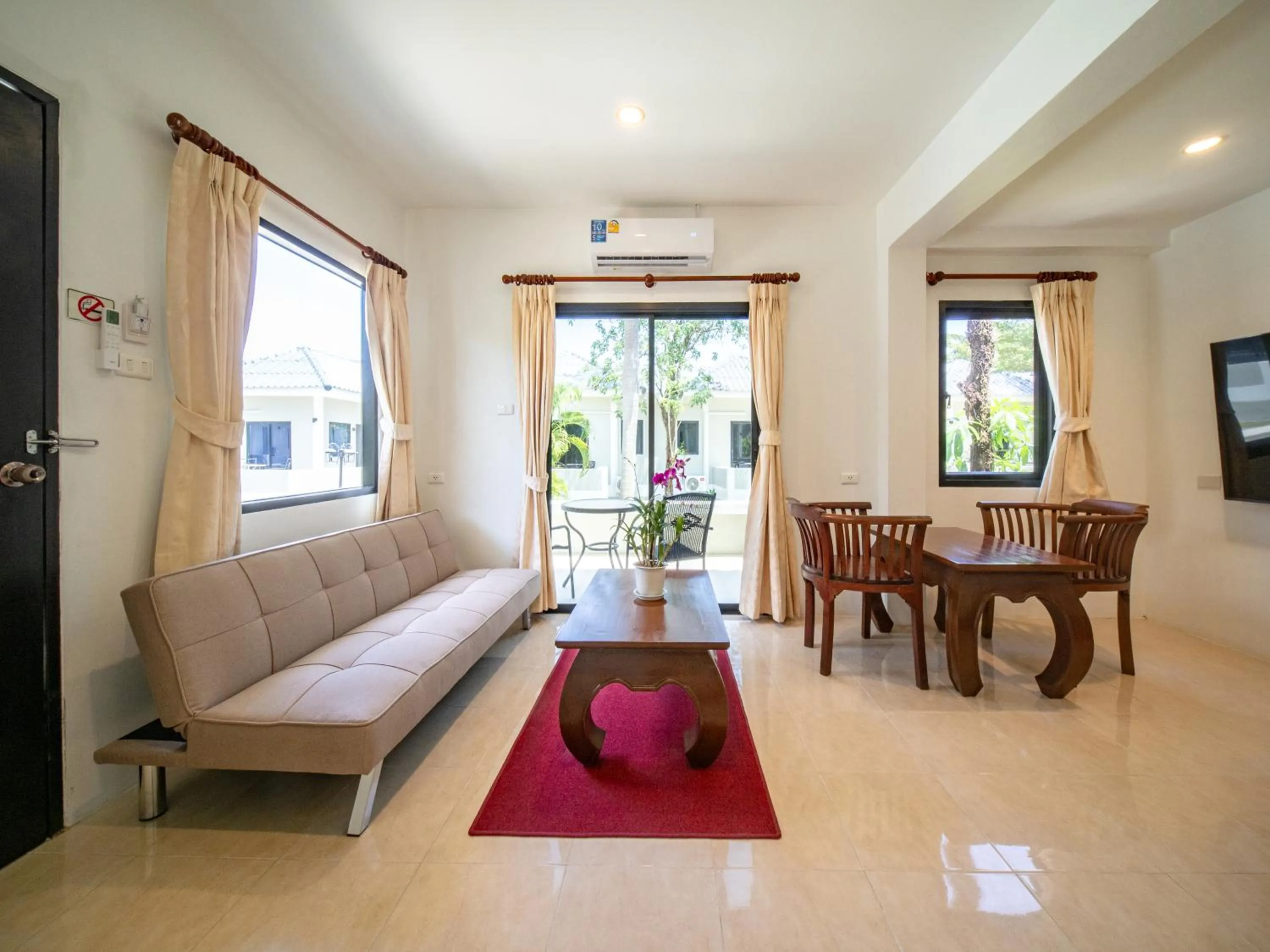 Dining area in Isara Nai Yang resort