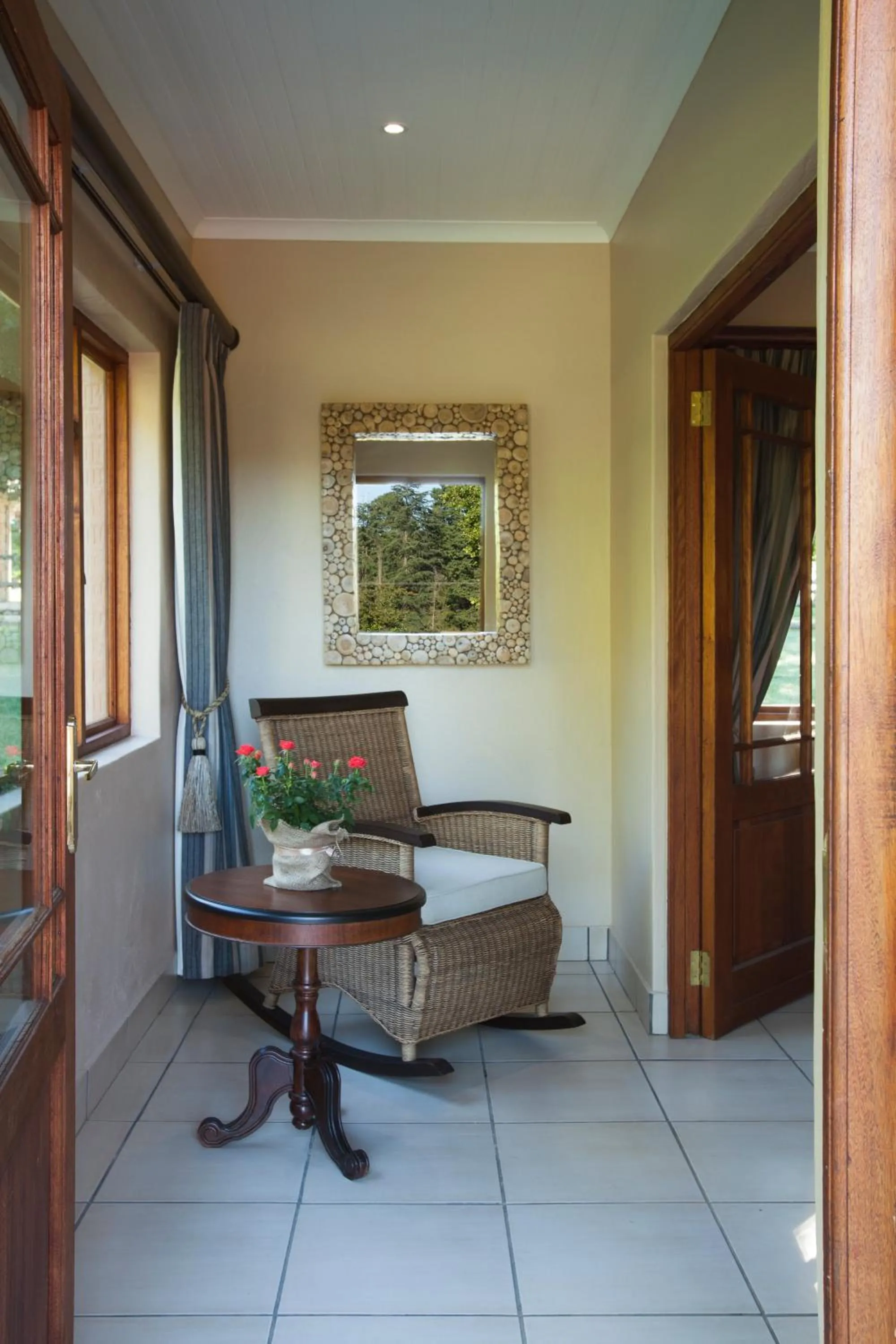 Seating area in Whispering Waters