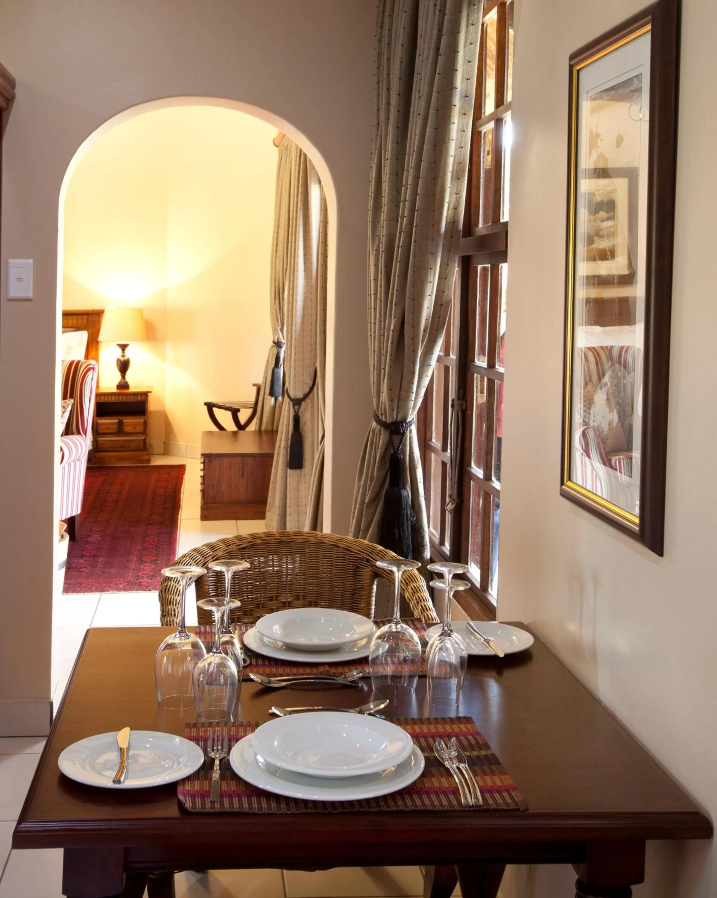 Dining area in Whispering Waters