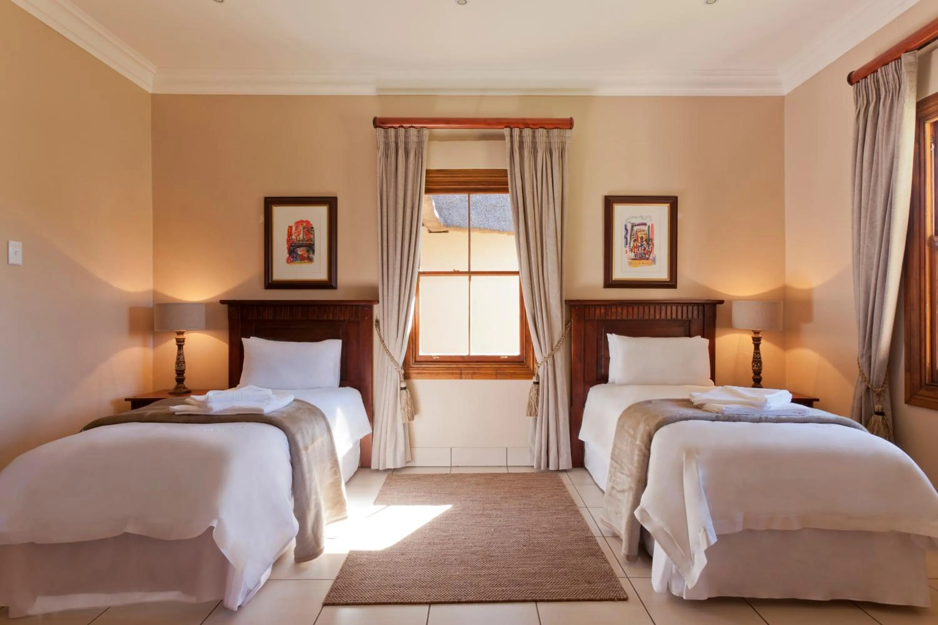 Photo of the whole room, Bed in Whispering Waters