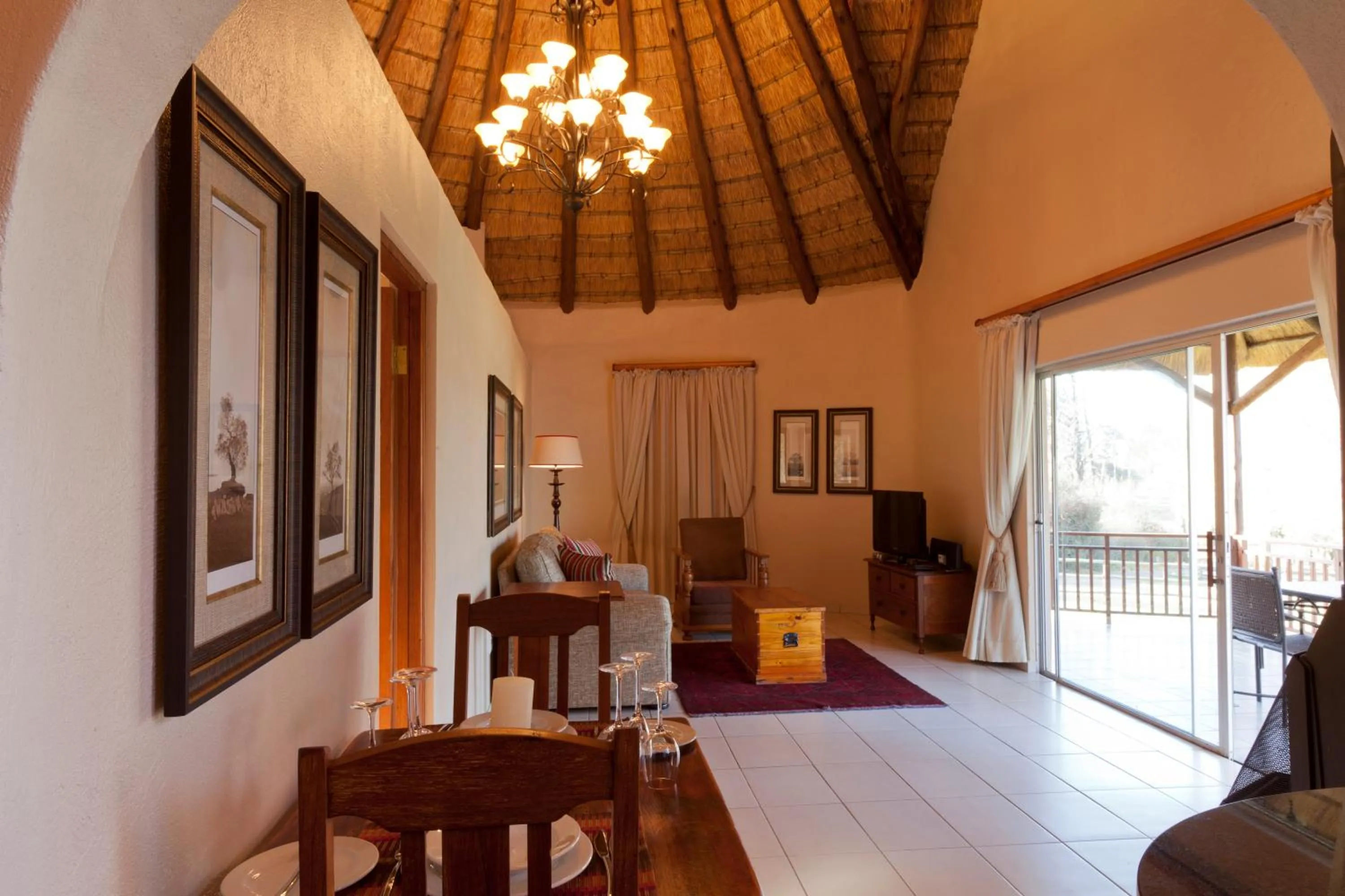 Dining area in Whispering Waters