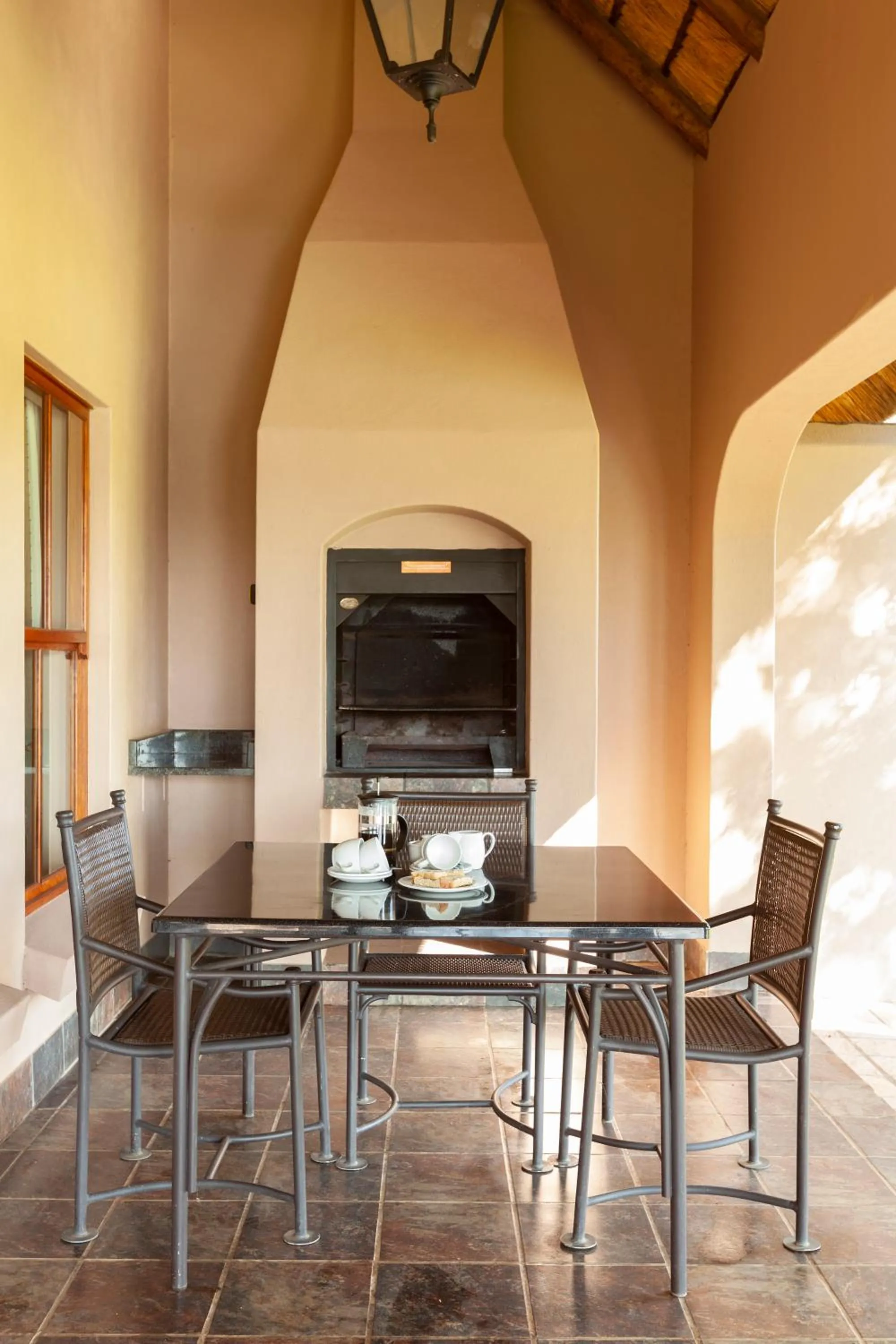 Seating area in Whispering Waters