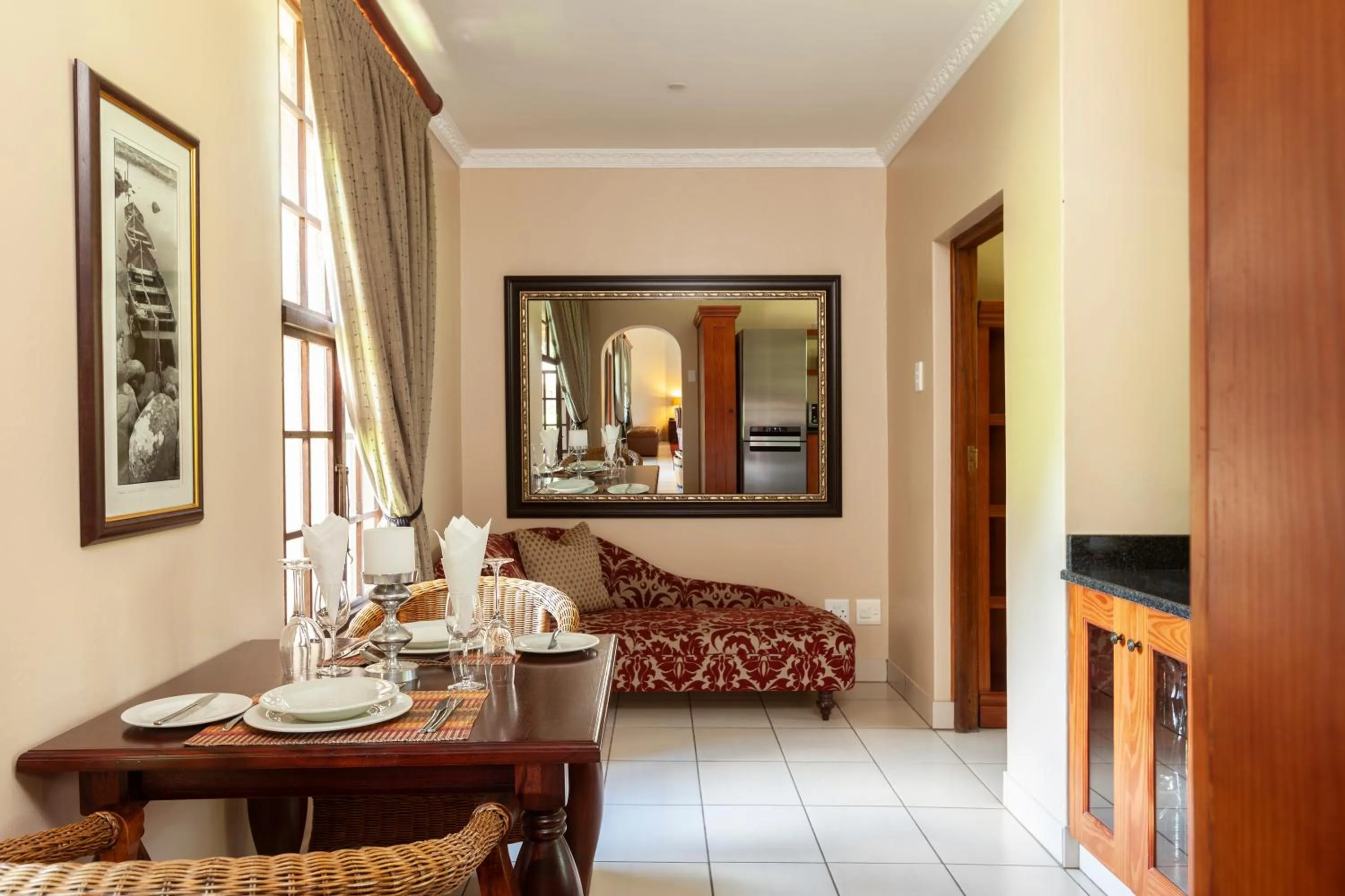 Dining area in Whispering Waters