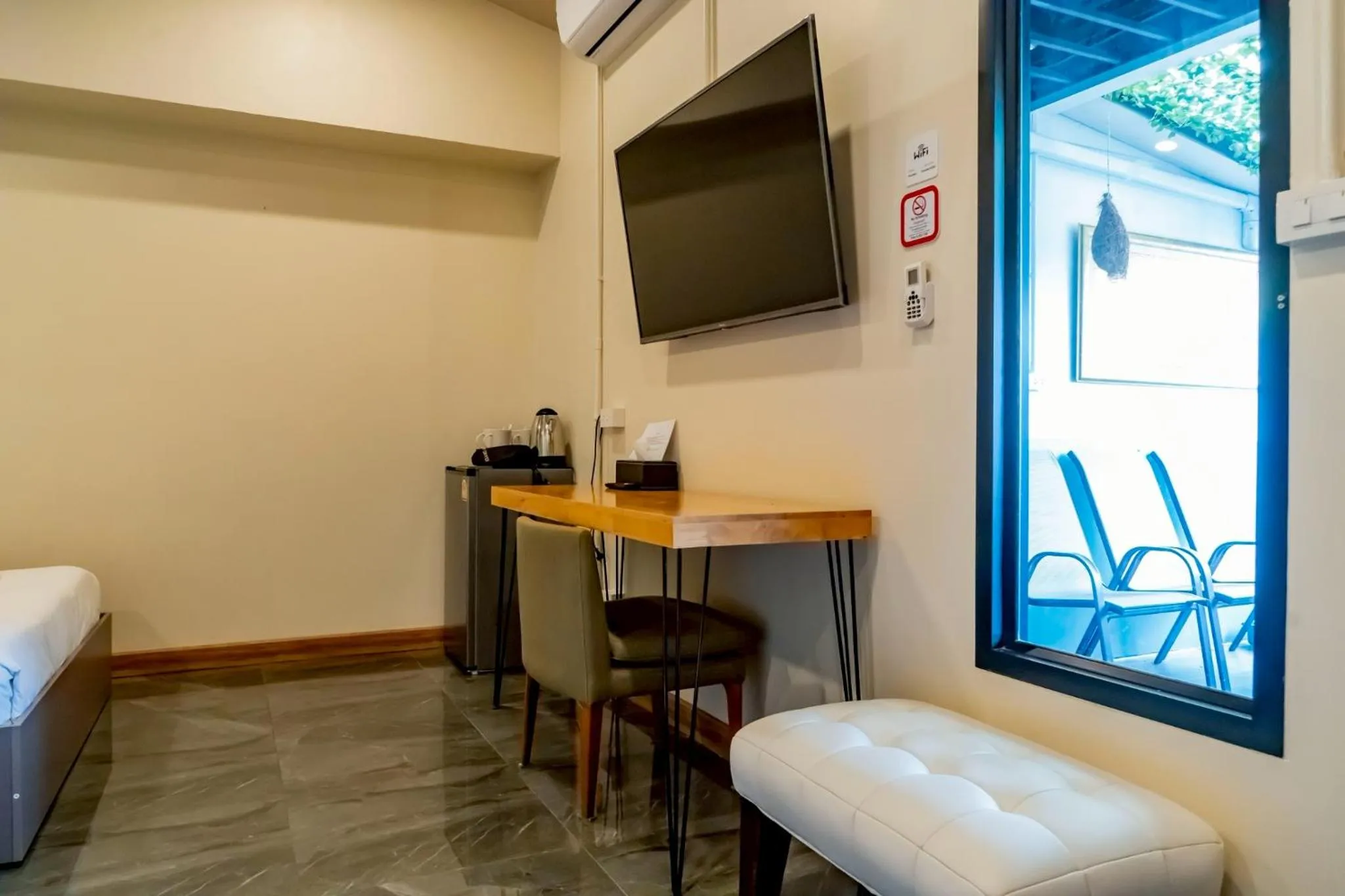 Bedroom in Ployburi Boutique Hotel