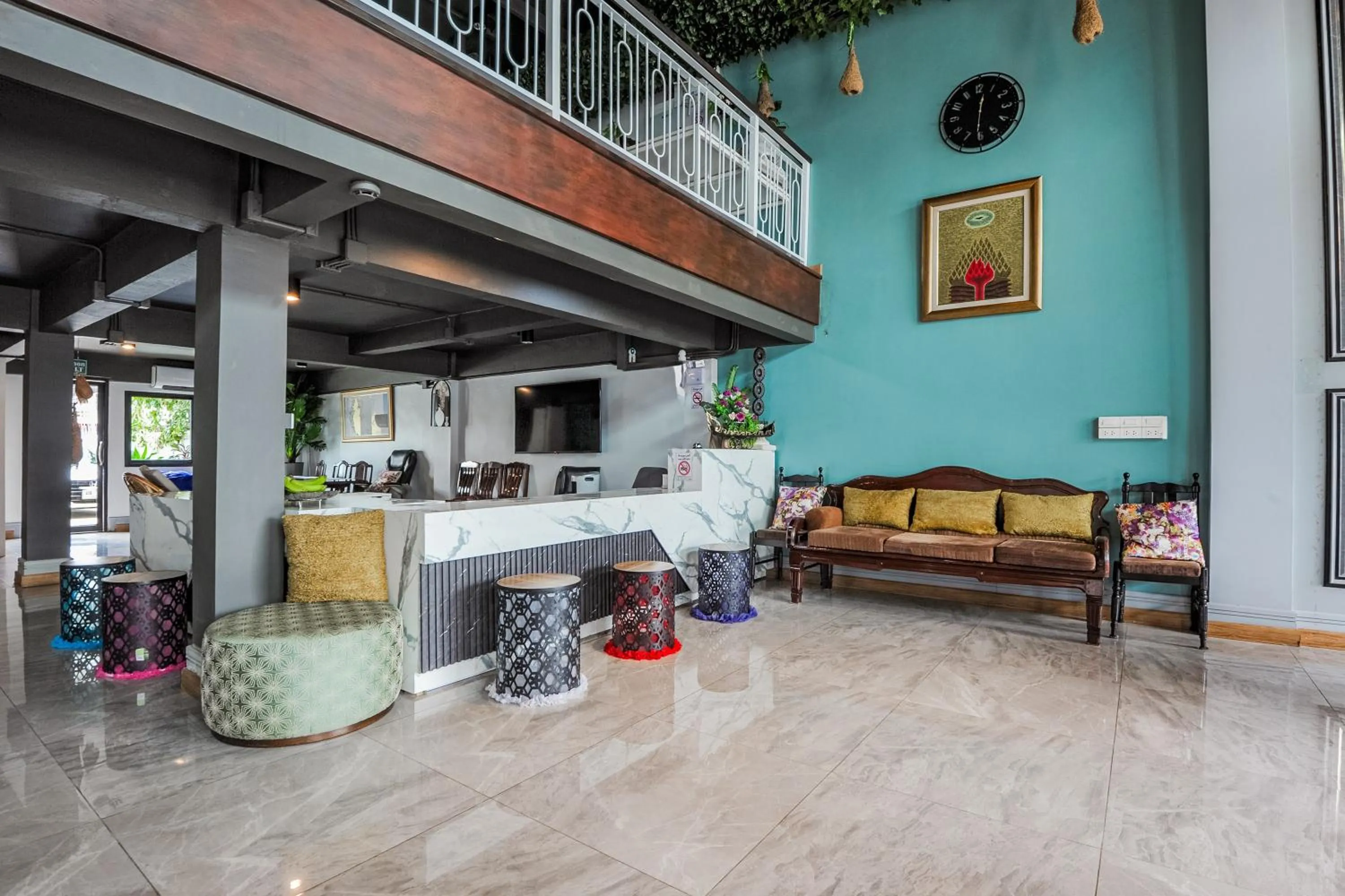Lobby or reception in Ployburi Boutique Hotel