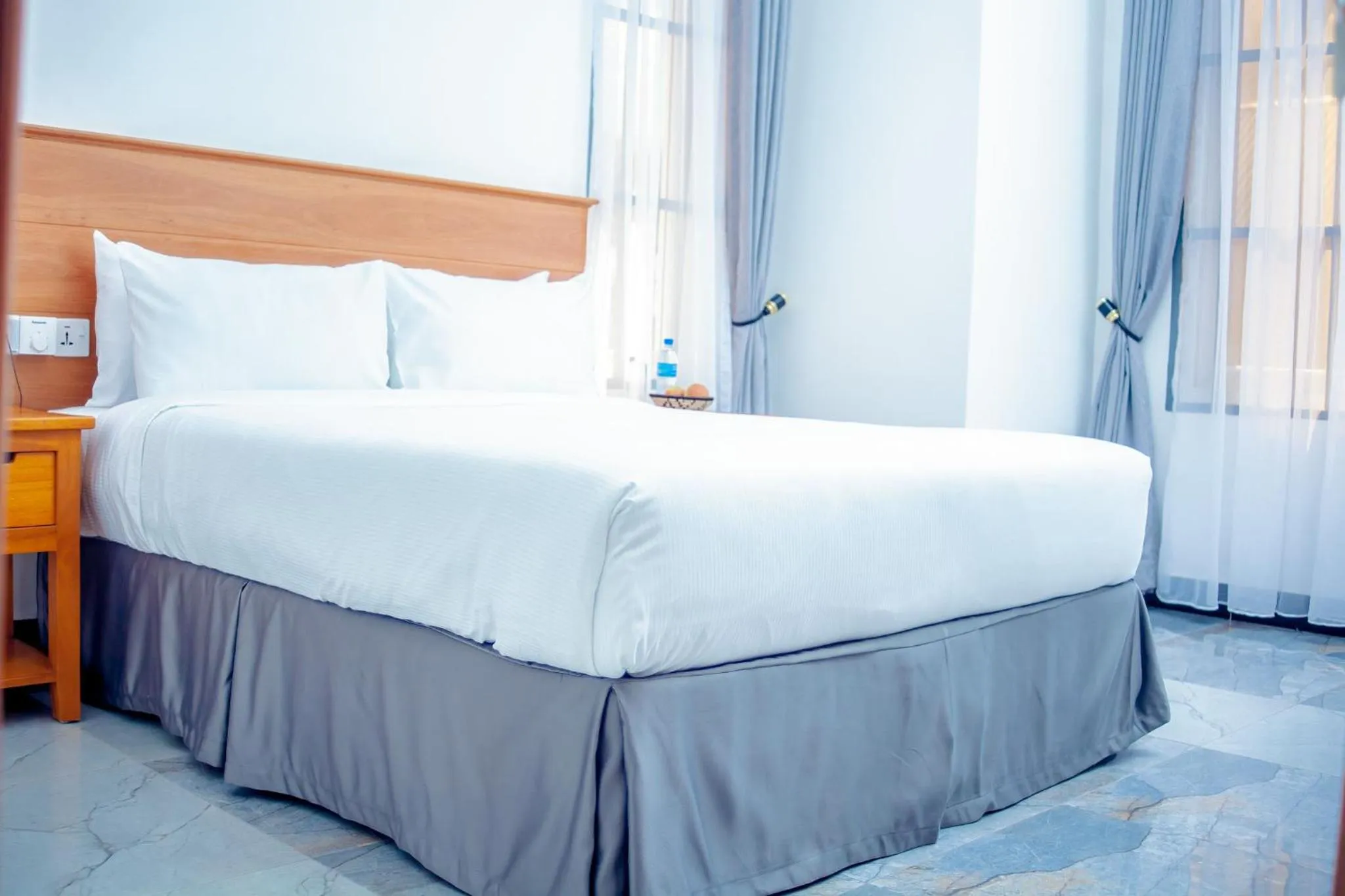 Bed in Teranga Lodge and Restaurant