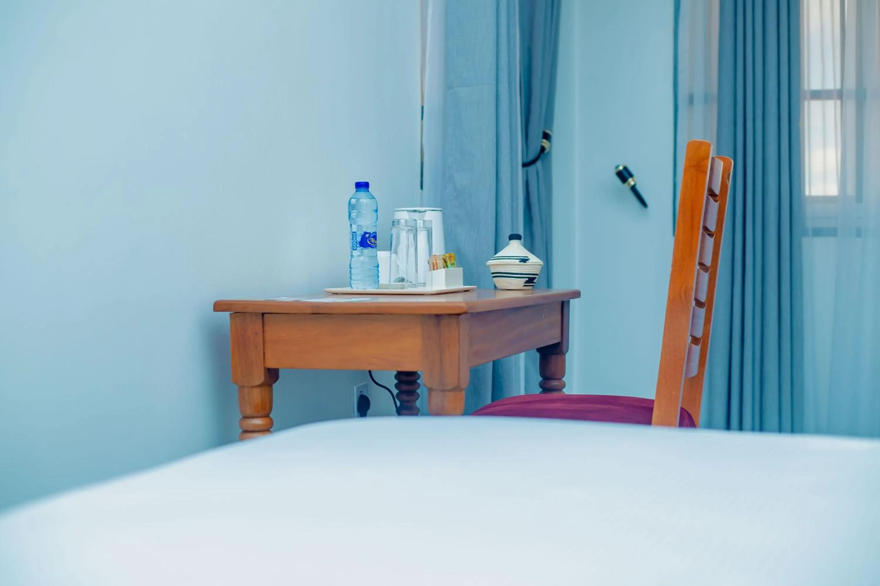 Bed in Teranga Lodge and Restaurant