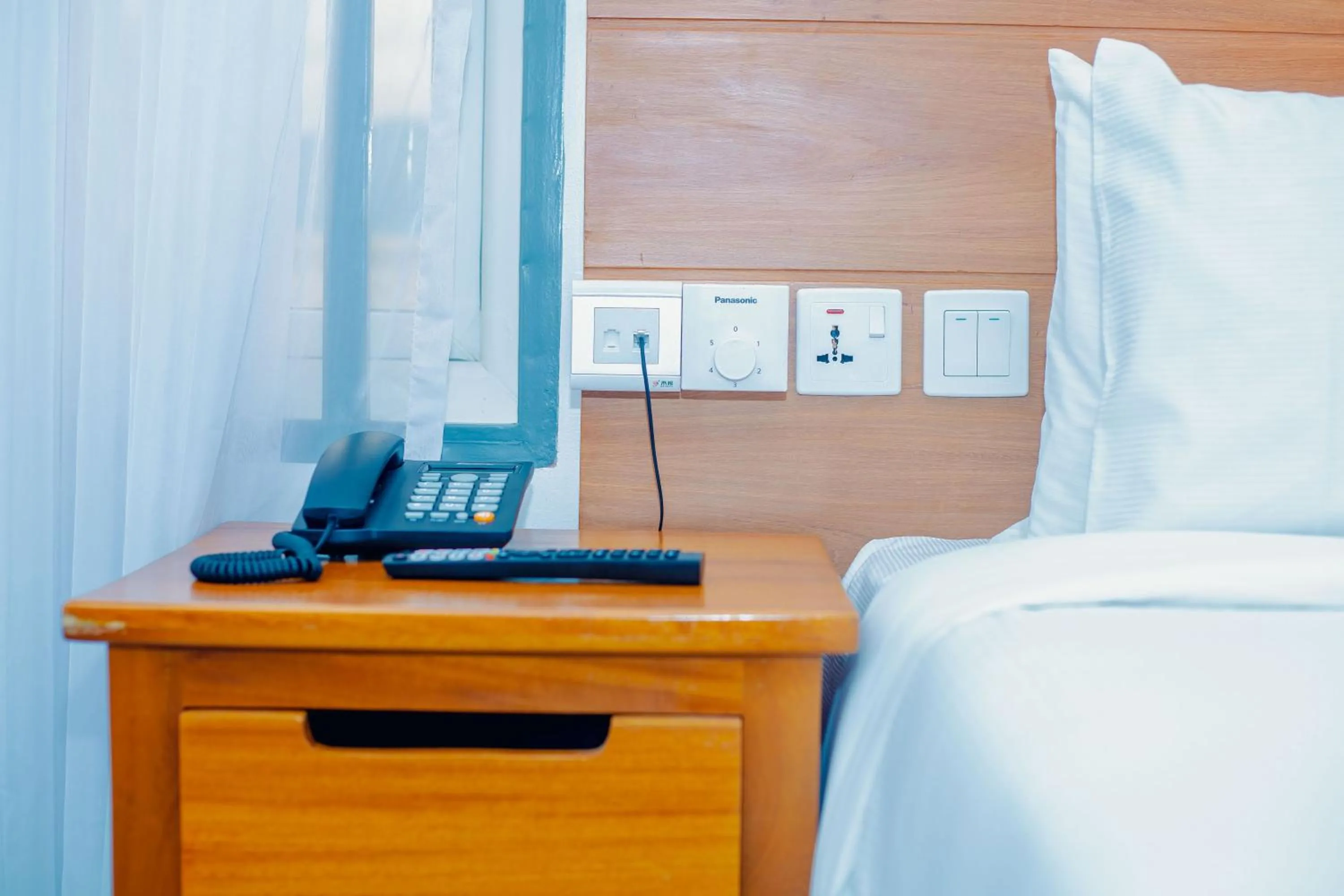 Bed in Teranga Lodge and Restaurant