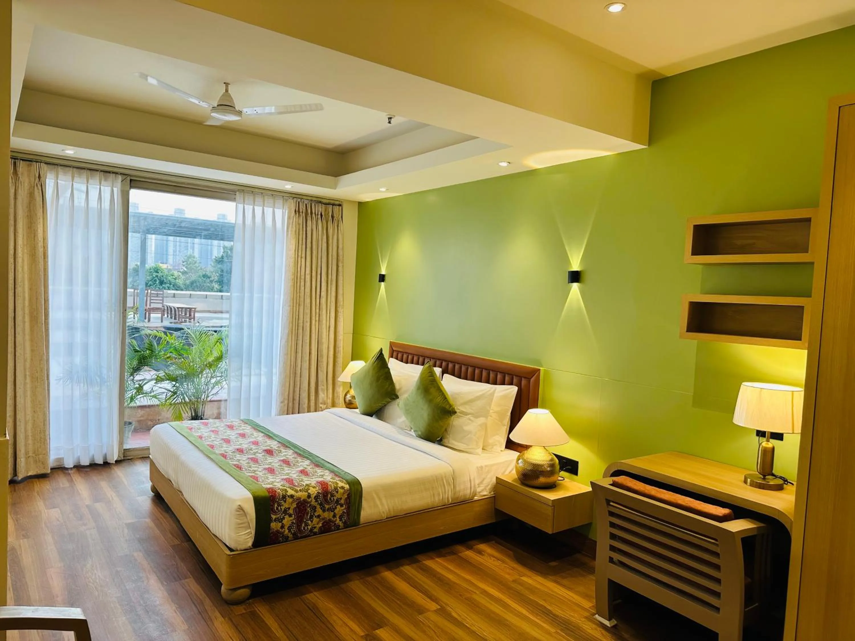 Bed in Hotel IP Swarn near Anand Vihar Vaishali Ghaziabad
