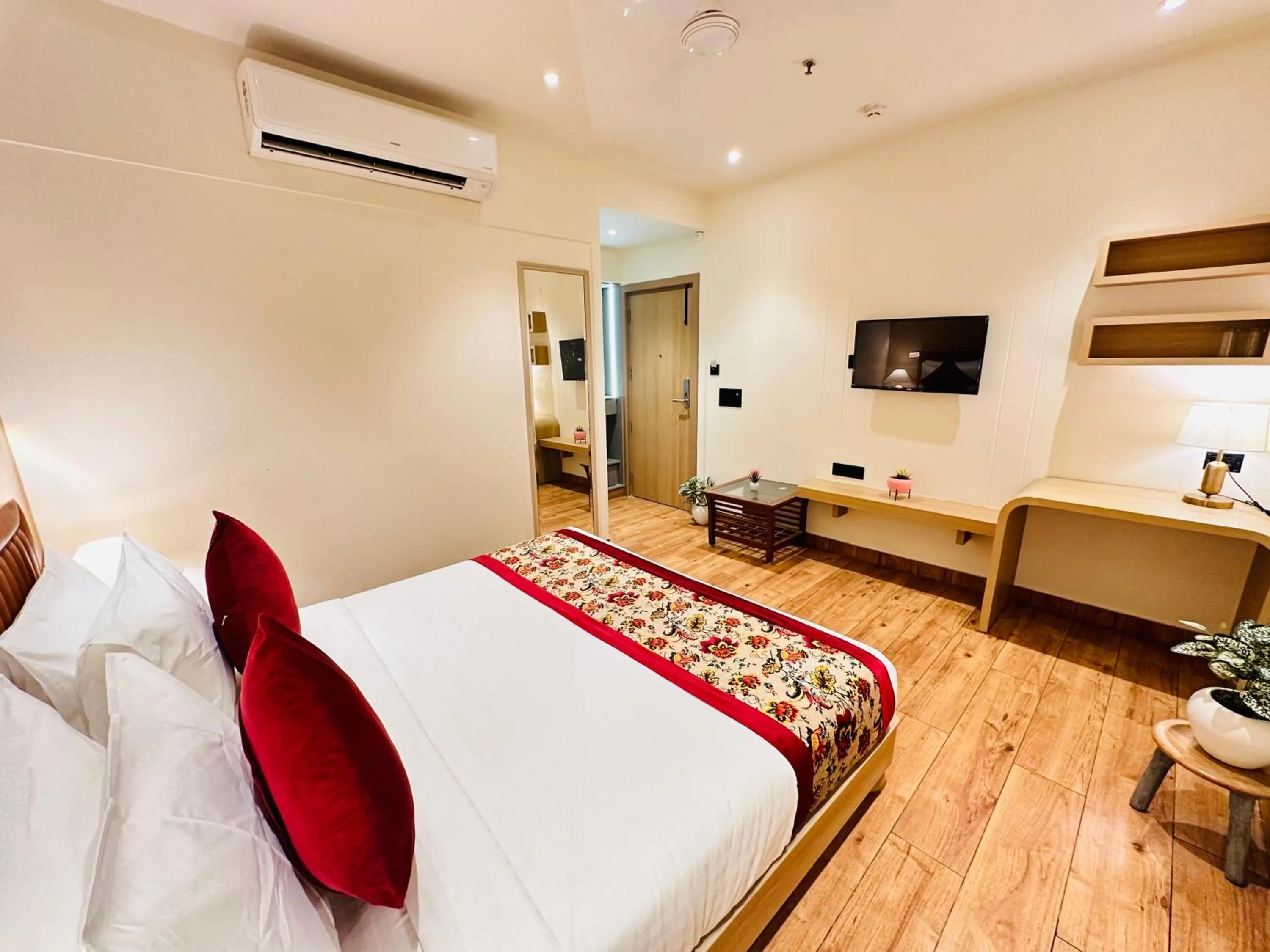 Bed in Hotel IP Swarn near Anand Vihar Vaishali Ghaziabad