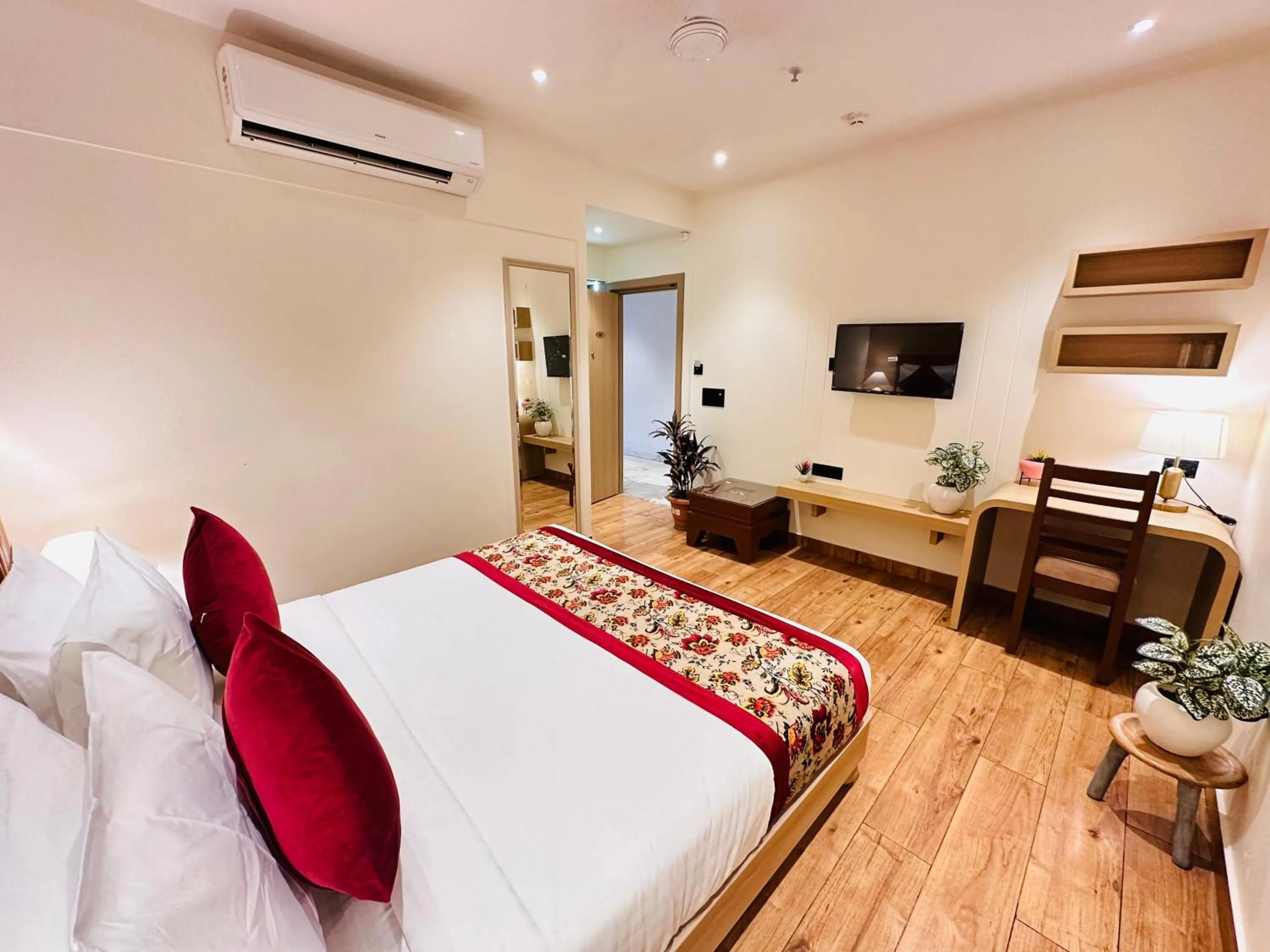 Bed in Hotel IP Swarn near Anand Vihar Vaishali Ghaziabad