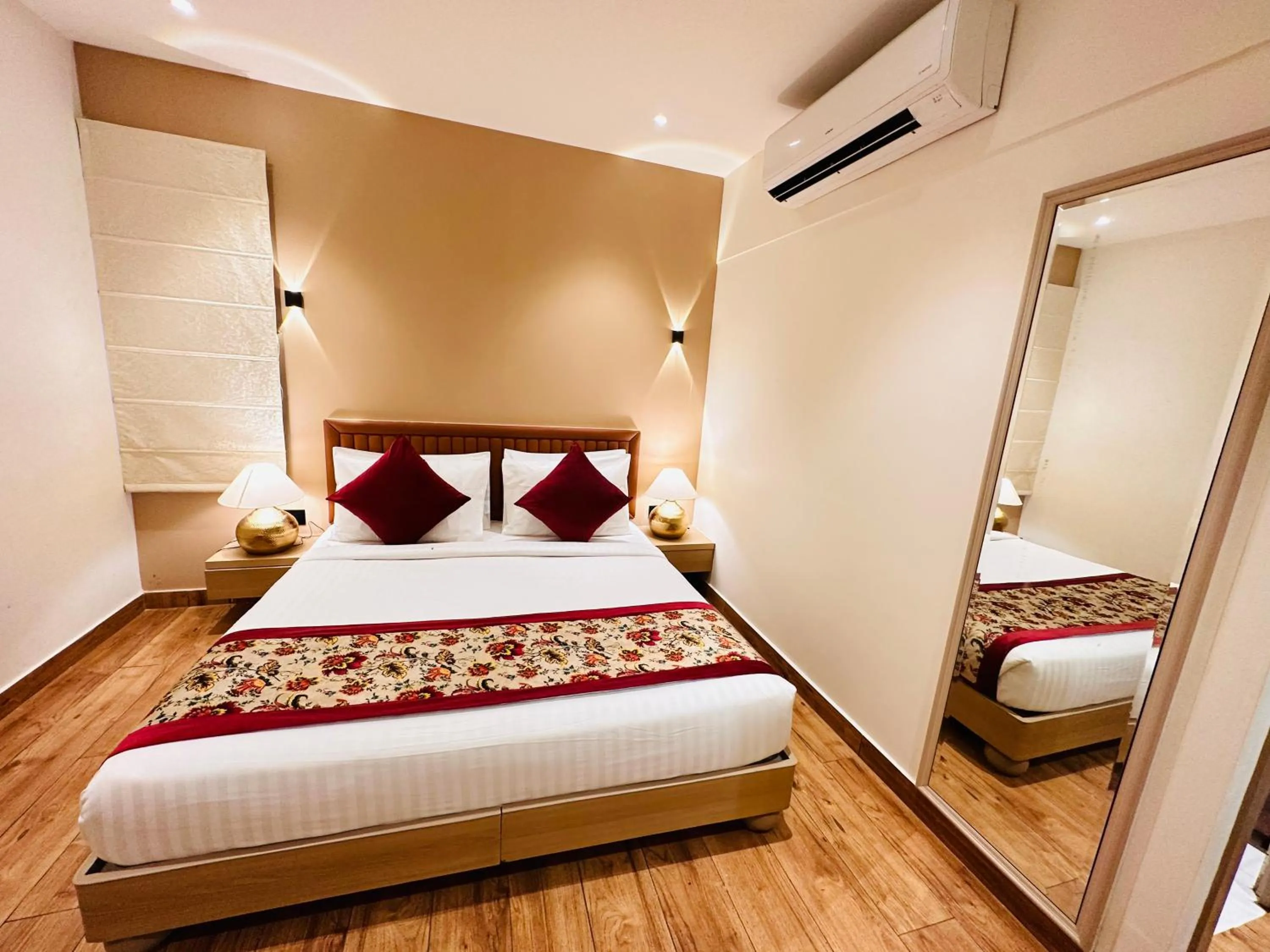 Bed in Hotel IP Swarn near Anand Vihar Vaishali Ghaziabad