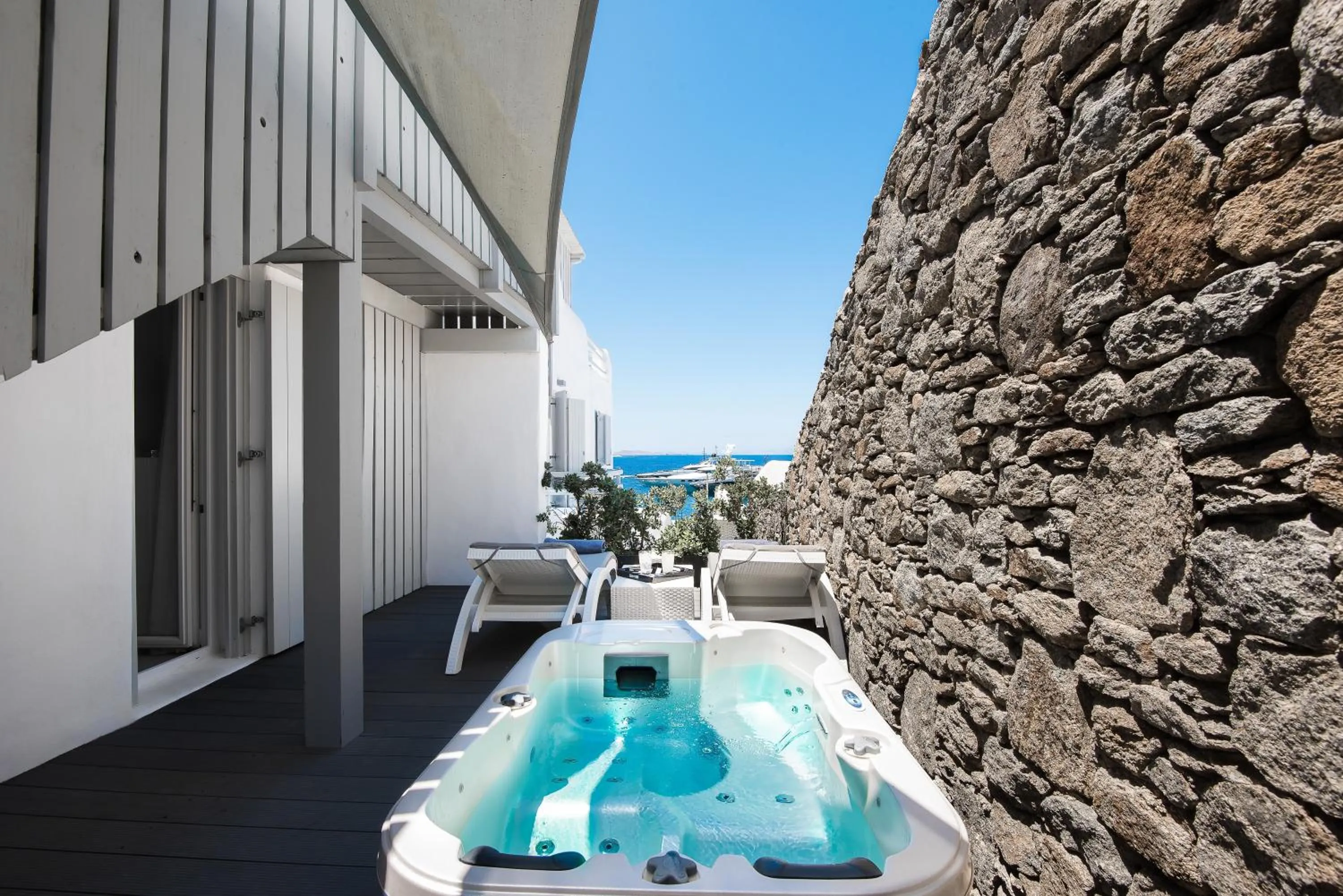 Hot Tub in Riva Suites - Adults Only