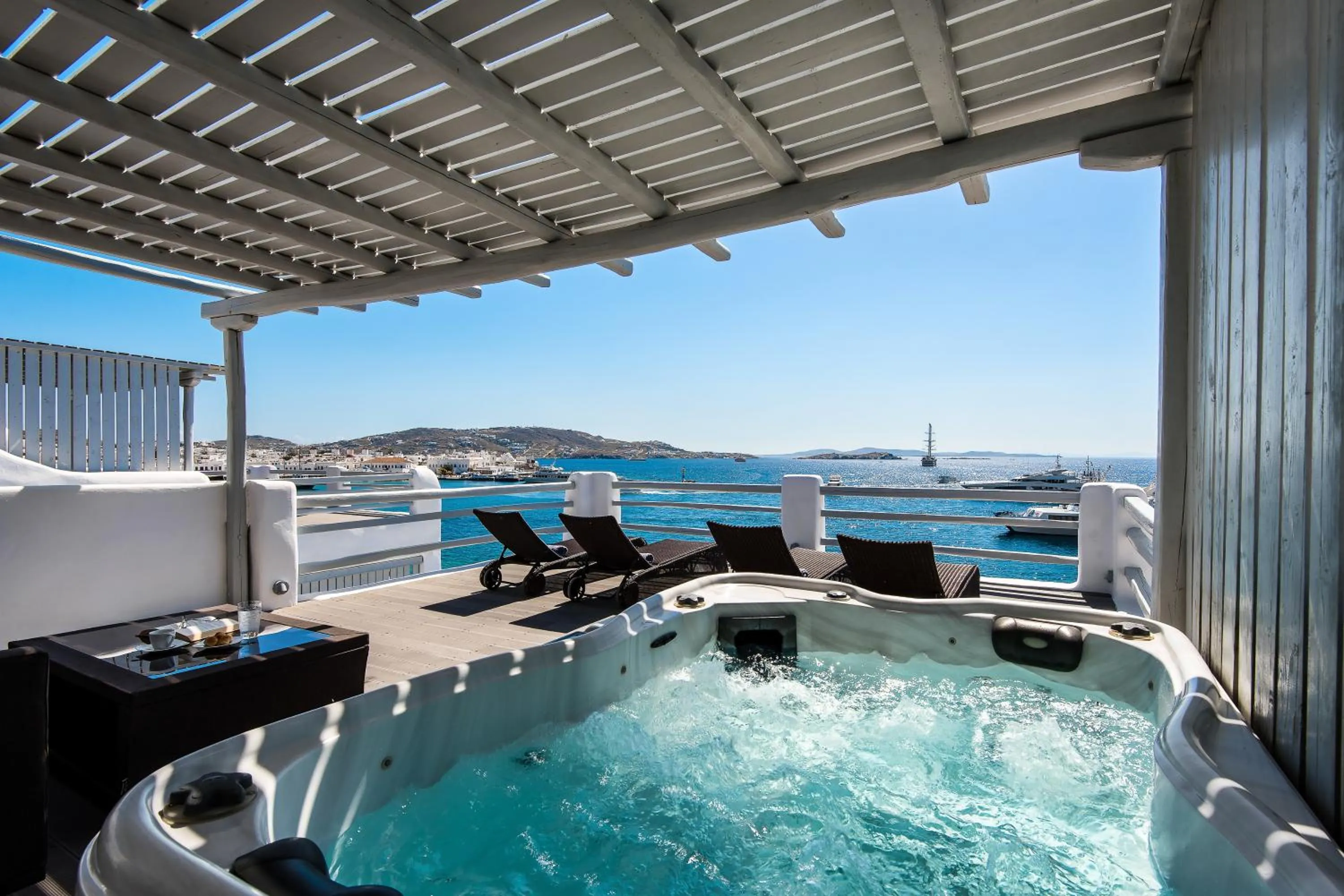 Hot Tub in Riva Suites - Adults Only