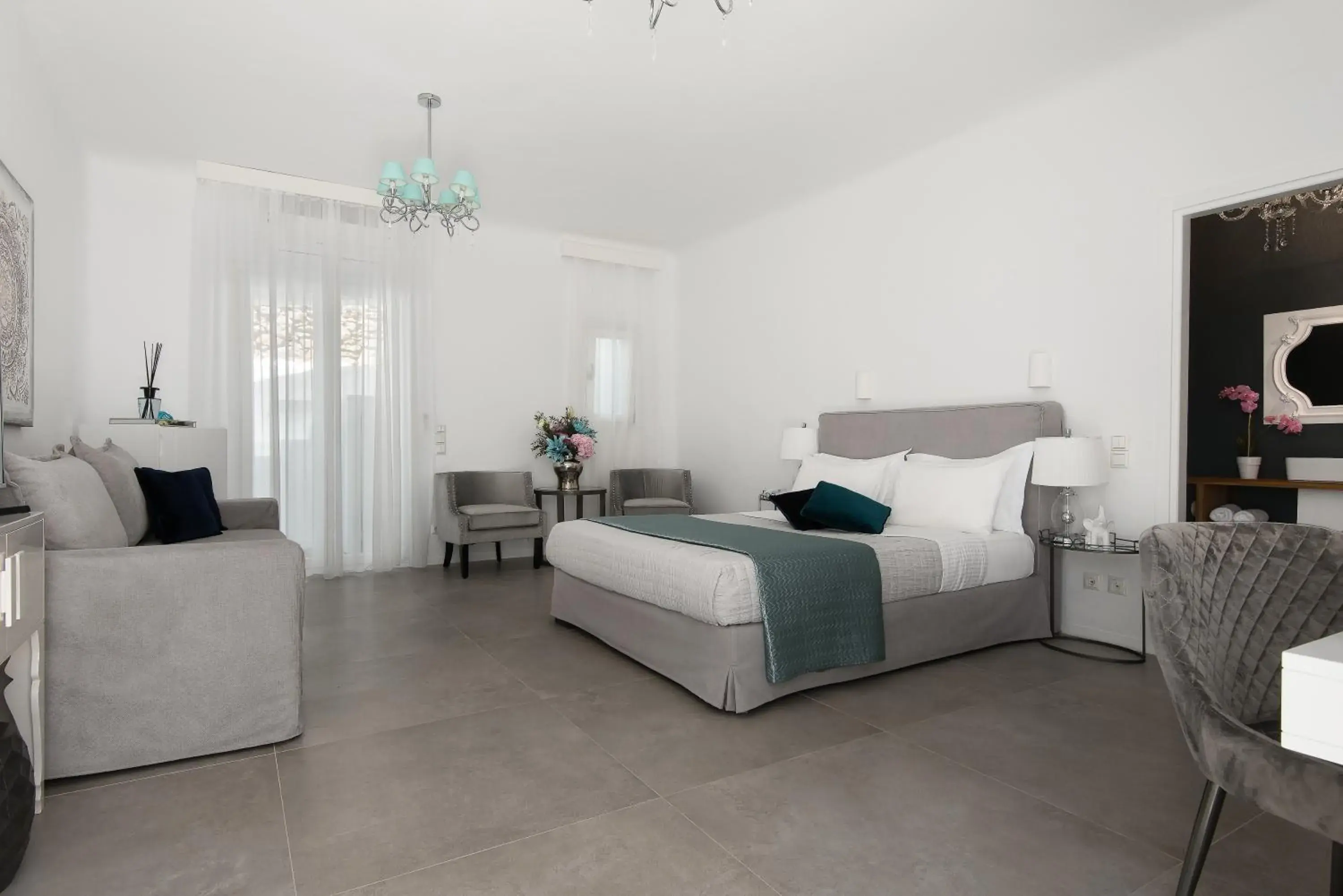 Junior Suite Side Sea View with Outdoor Hot Tub in Riva Suites - Adults Only Junior Suite Side Sea View with Outdoor Hot Tub in Riva Suites - Adults Only