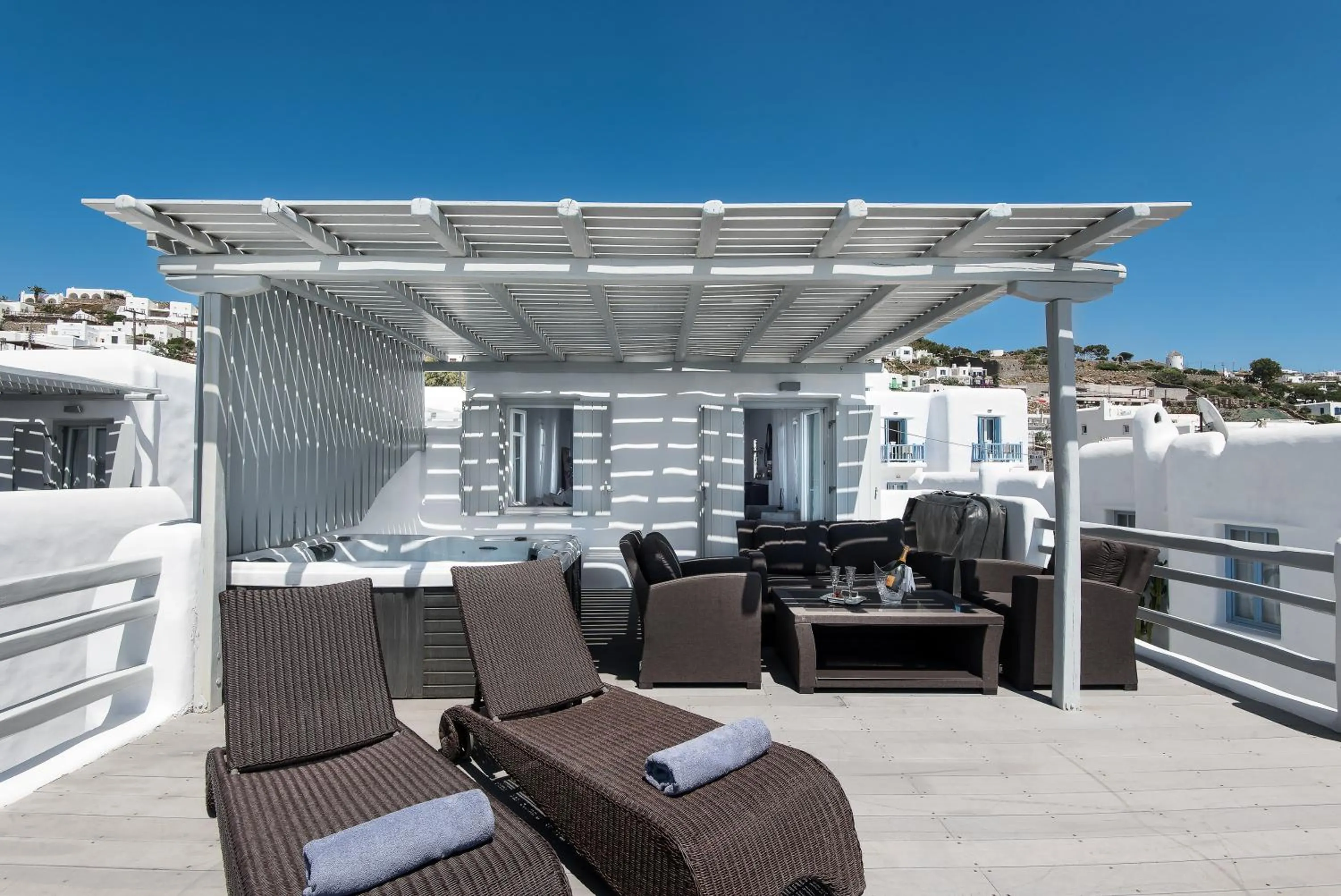 Hot Tub in Riva Suites - Adults Only