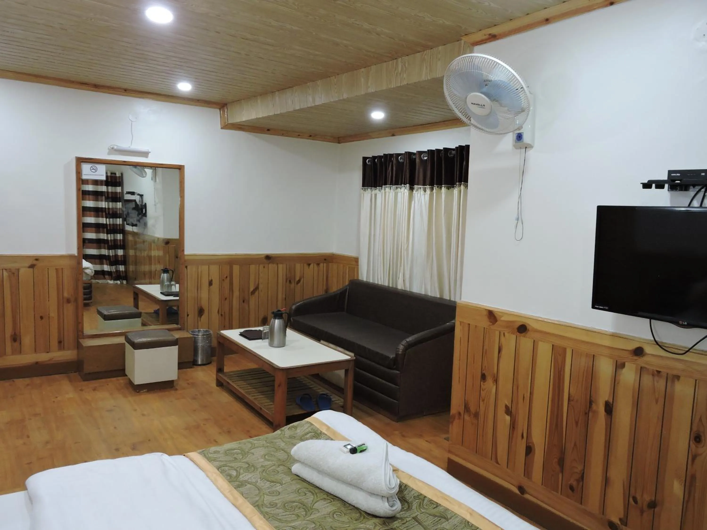 Seating area in Hotel Chaman Palace