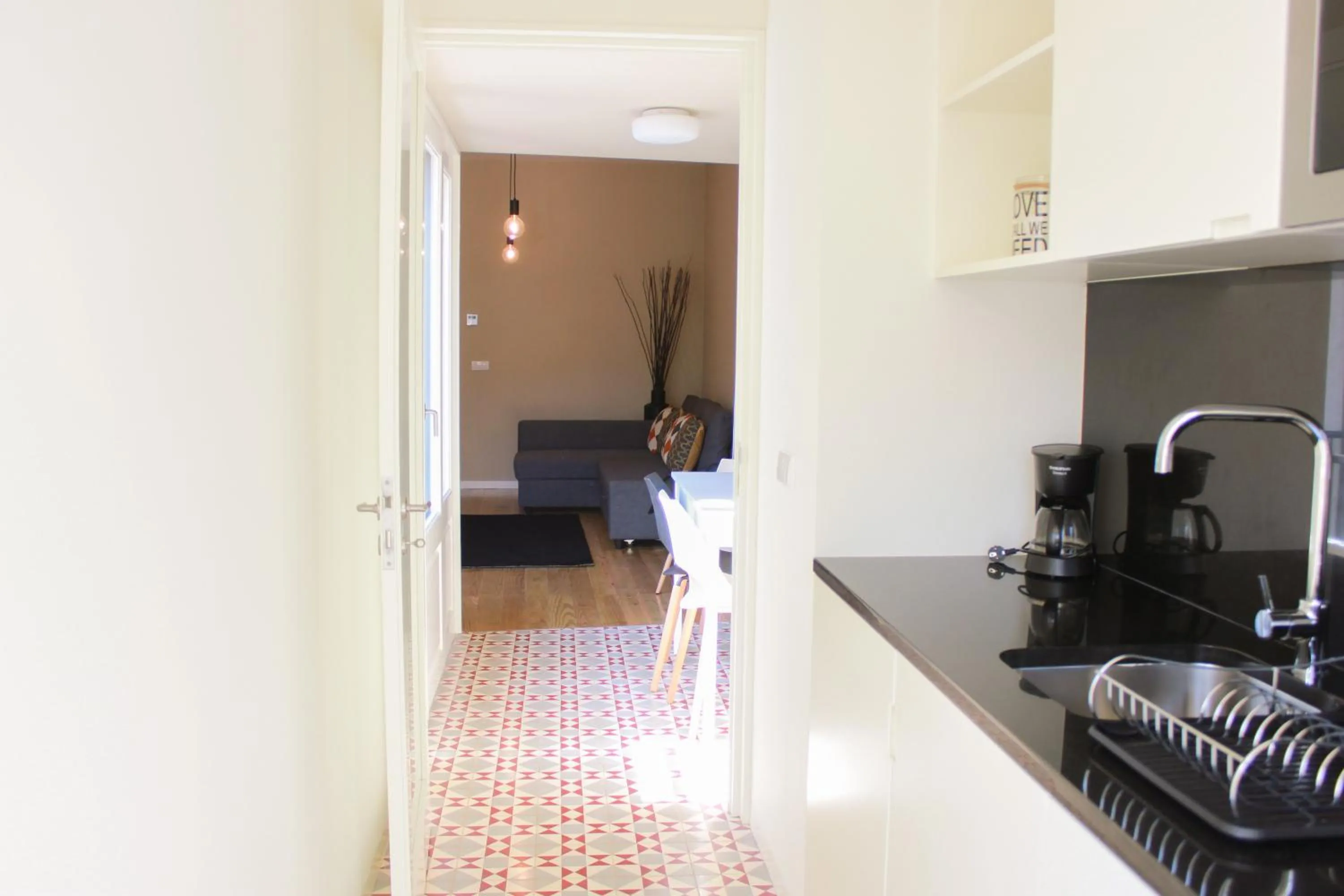 Kitchen or kitchenette in Oporto Trendy Apartments