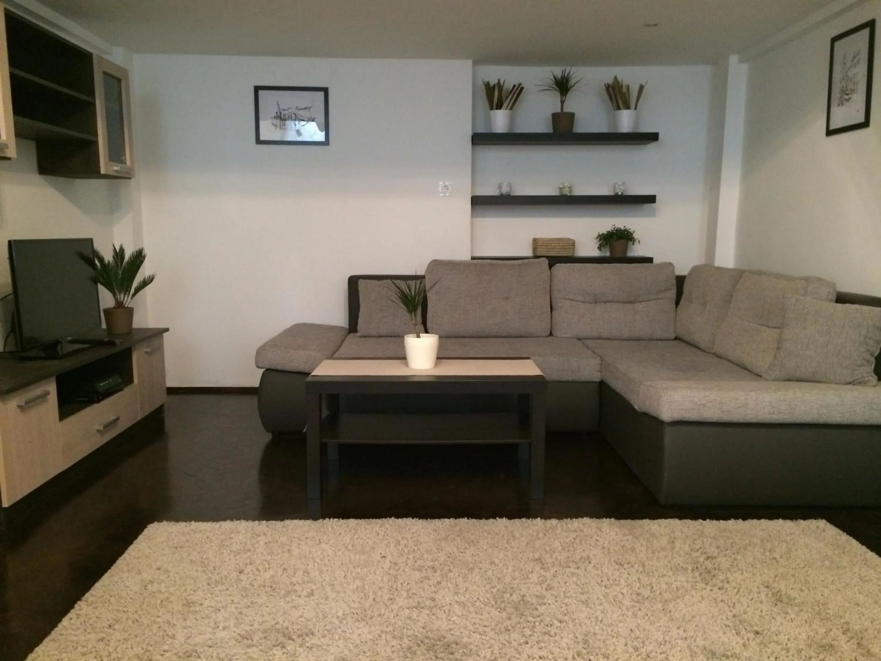 Living room in Central King Apartment