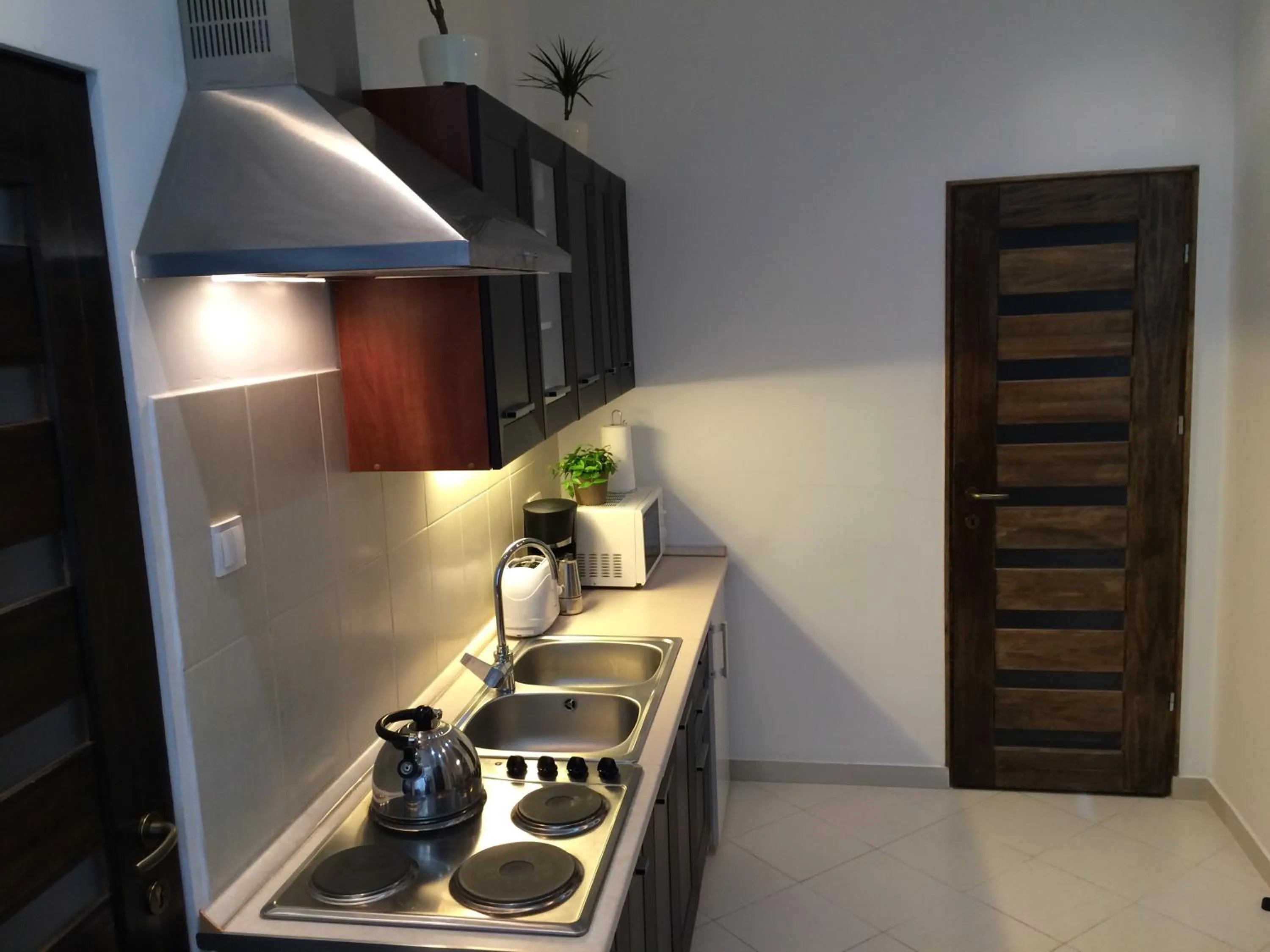 Kitchen or kitchenette in Central King Apartment