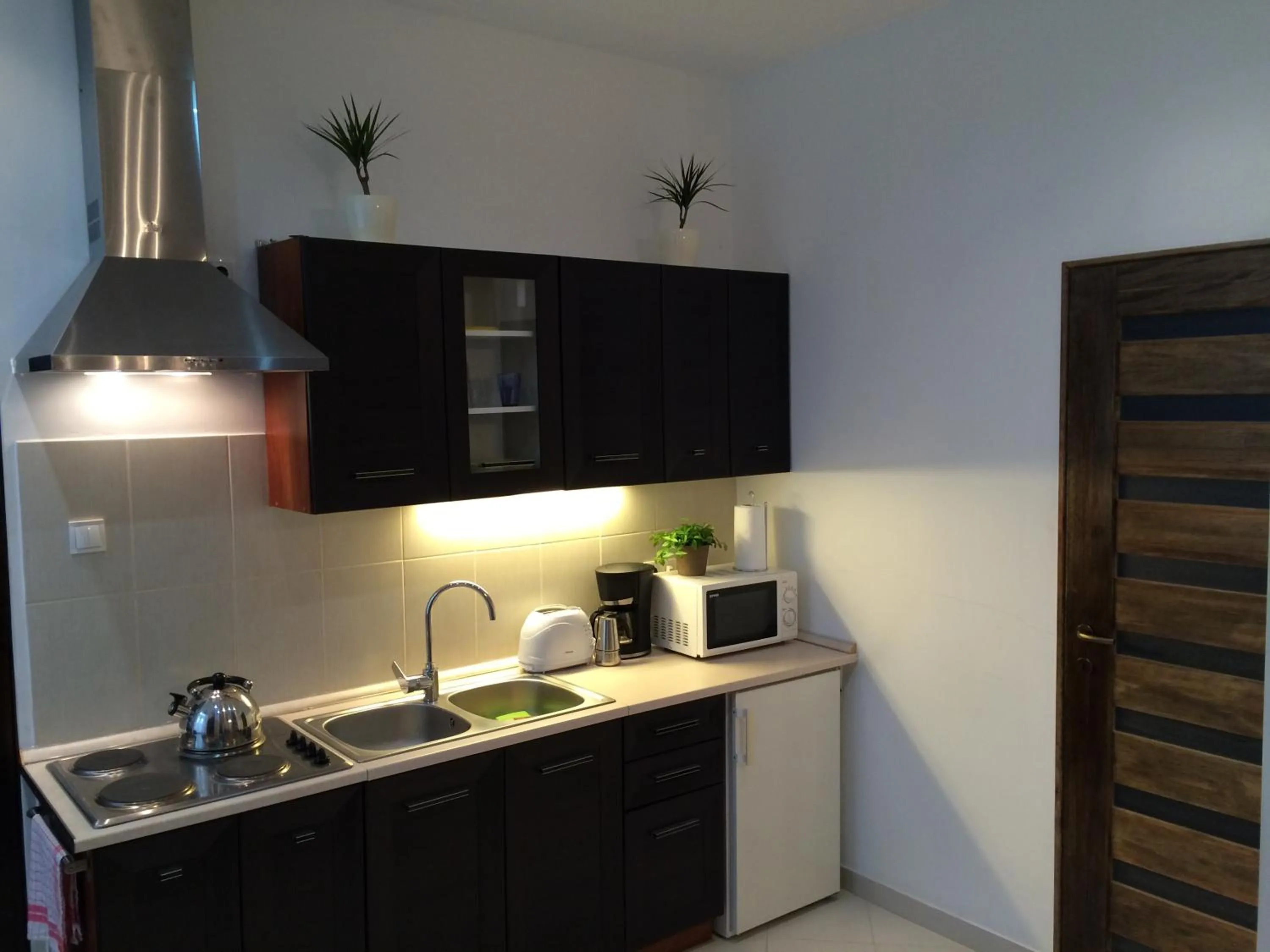 Kitchen or kitchenette in Central King Apartment