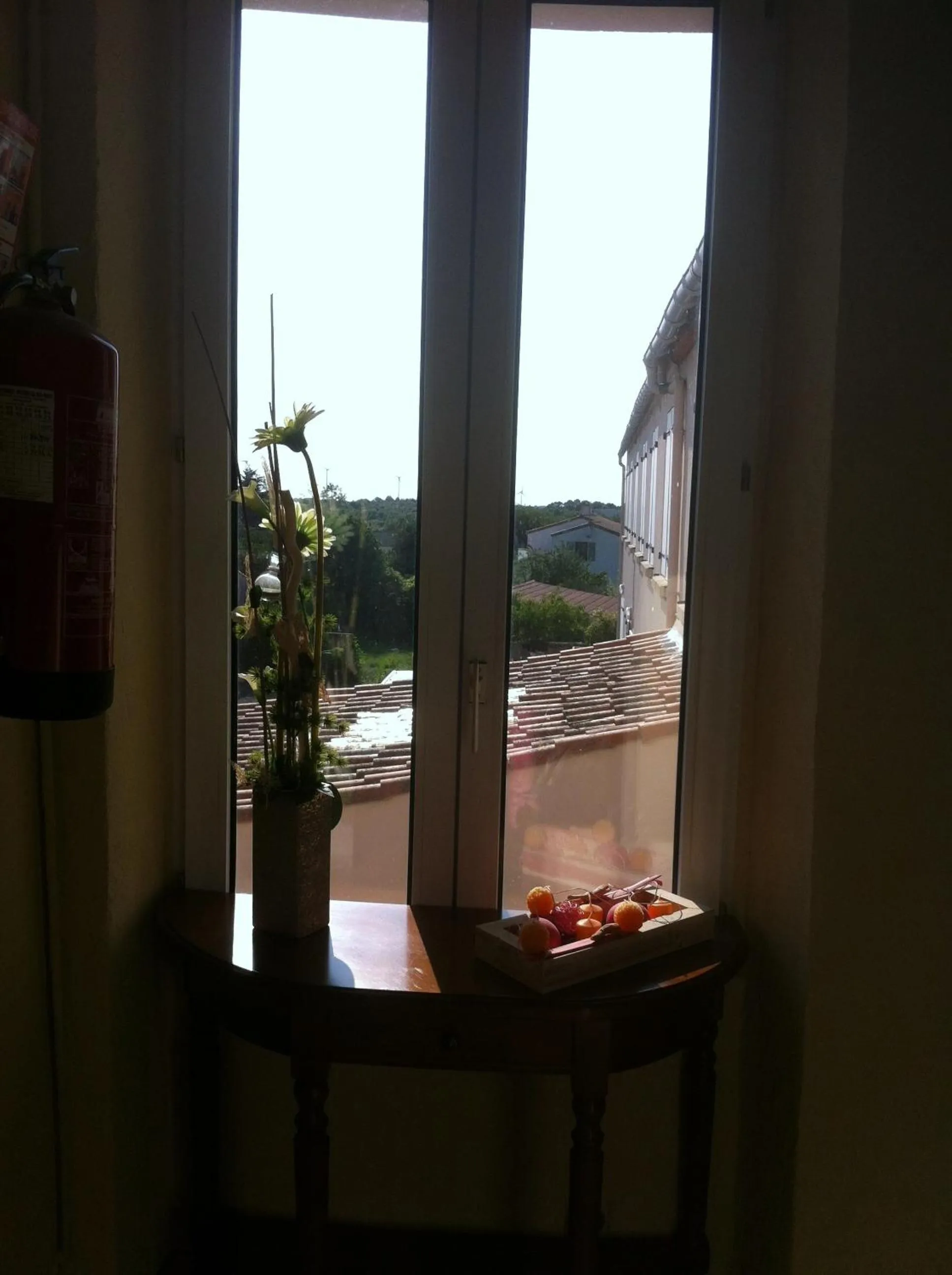 Garden view in Les Voyageurs