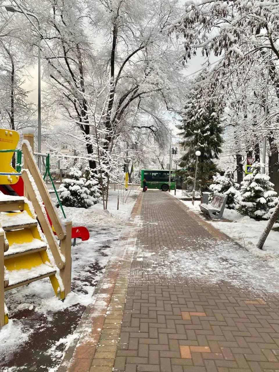 Natural landscape in Alma-Ata Hostel