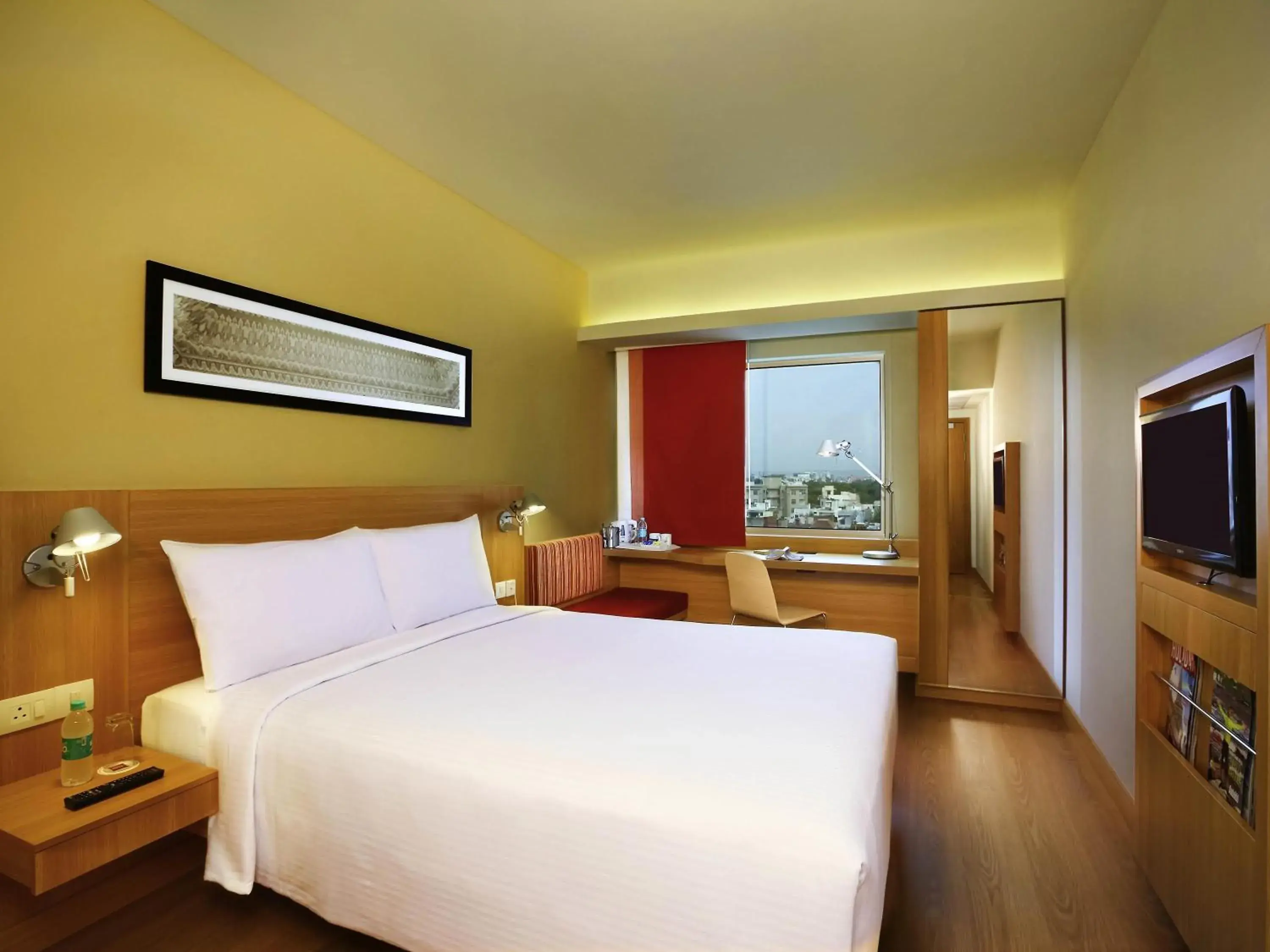 Standard Queen Room with 25% Discount on F&B, 2 Piece Laundry, Happy hours 1+1,Complimentary Early Check-in from 1000hrs and Late Checkout till 1600 (Subject to availability) in ibis Bengaluru City Centre - An Accor Brand Standard Queen Room with 25% Discount on F&B, 2 Piece Laundry, Happy hours 1+1,Complimentary Early Check-in from 1000hrs and Late Checkout till 1600 (Subject to availability) in ibis Bengaluru City Centre - An Accor Brand