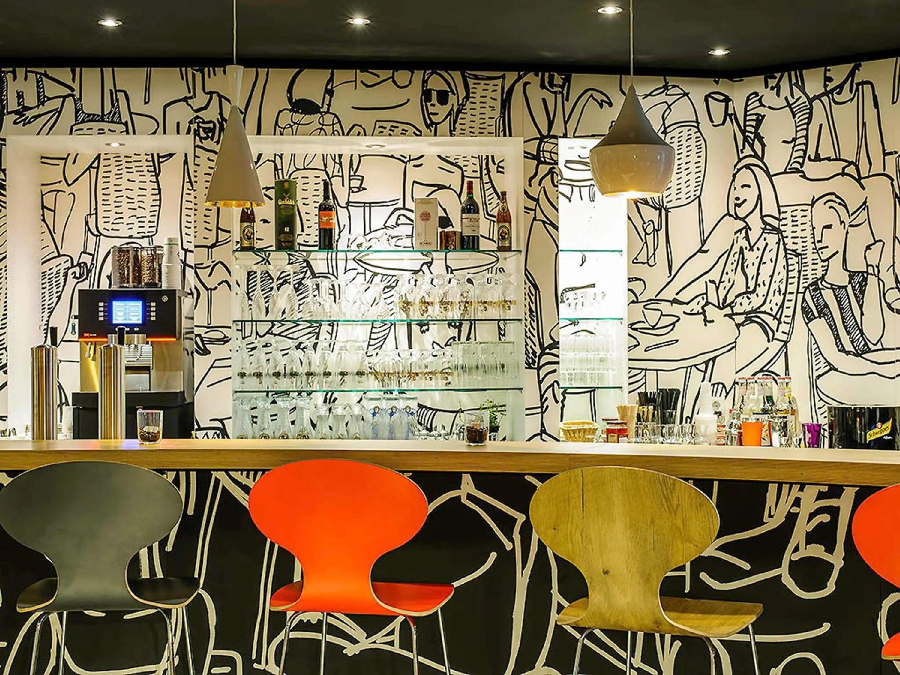 Lounge or bar in Ibis Hamburg City