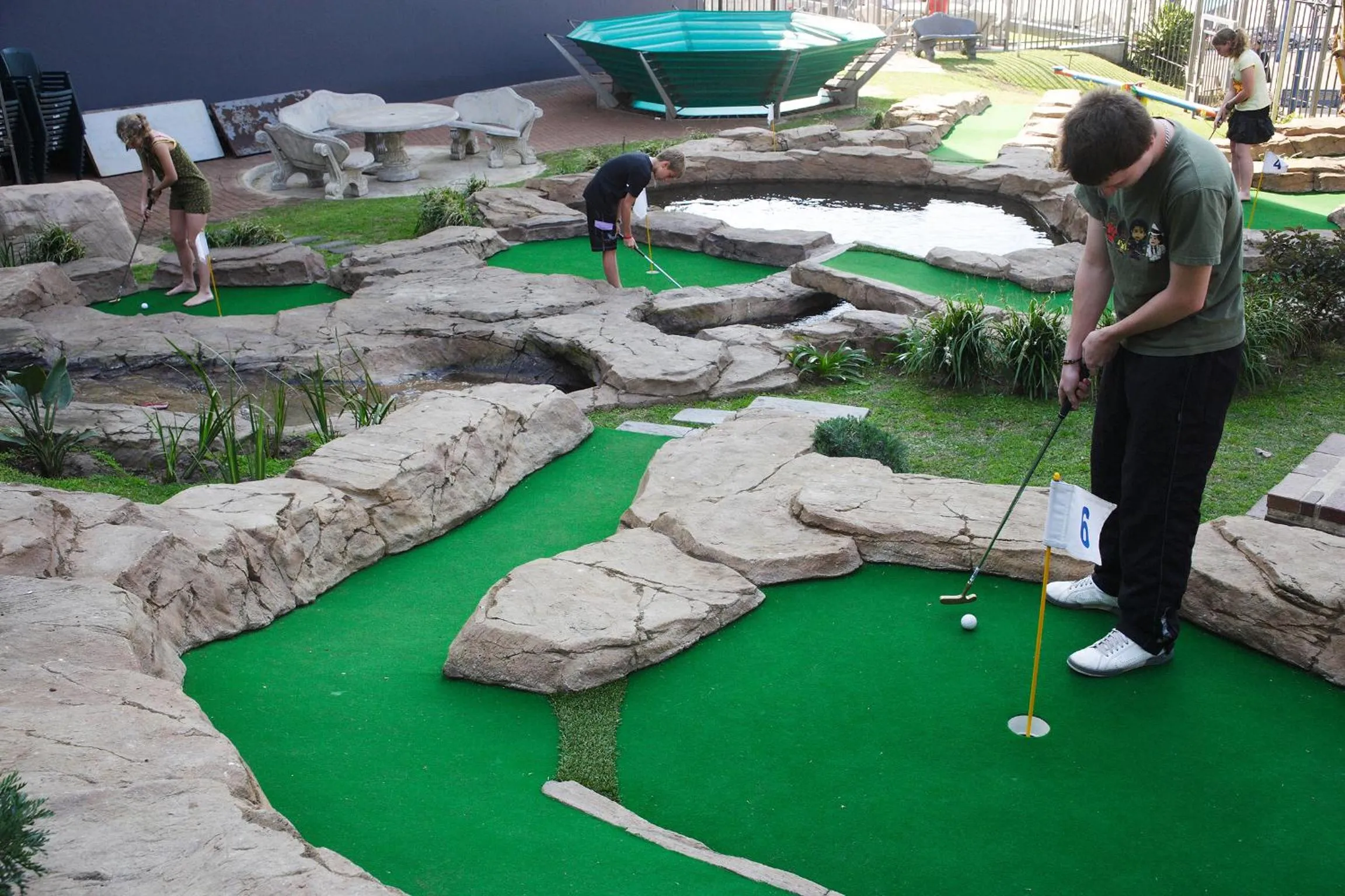 Minigolf in First Group Margate Sands