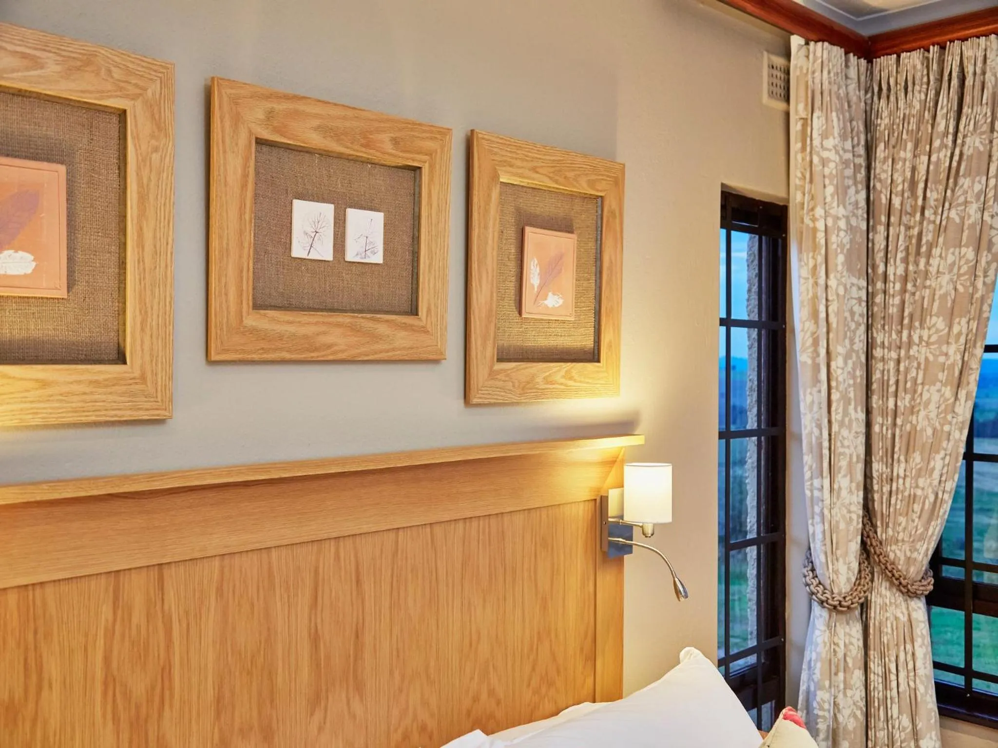 Decorative detail, Bed in First Group Midlands Saddle and Trout