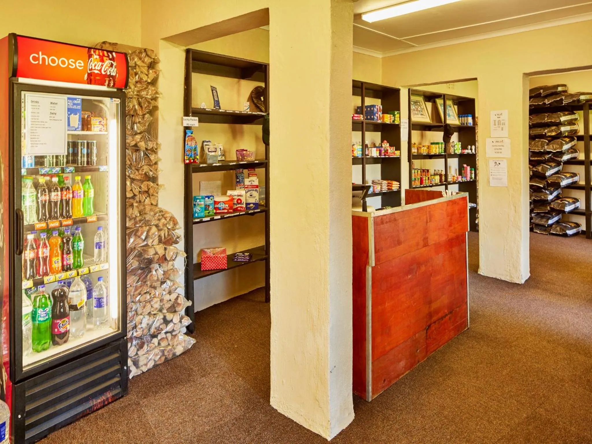 On-site shops in First Group Midlands Saddle and Trout