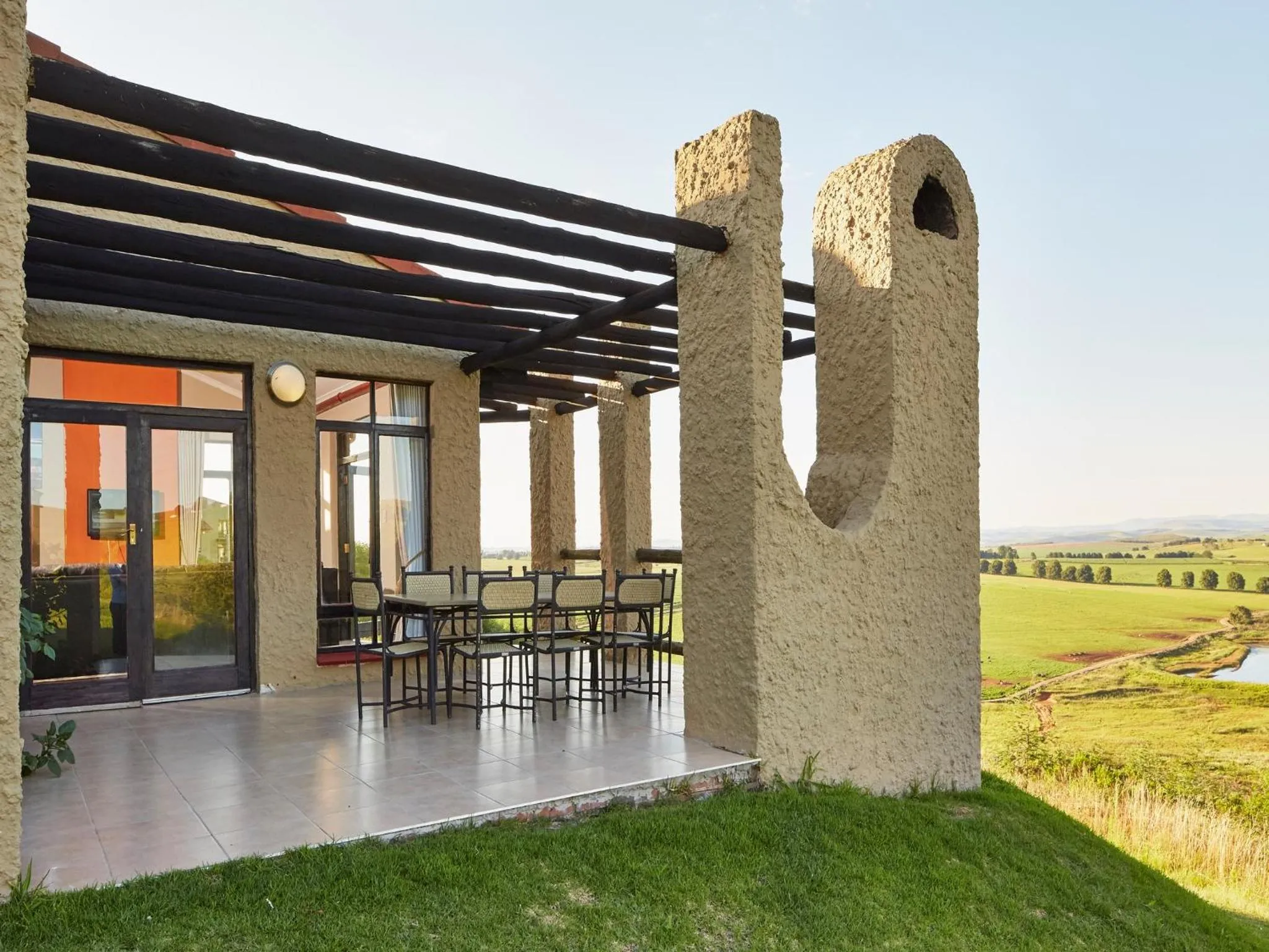 Patio in First Group Midlands Saddle and Trout