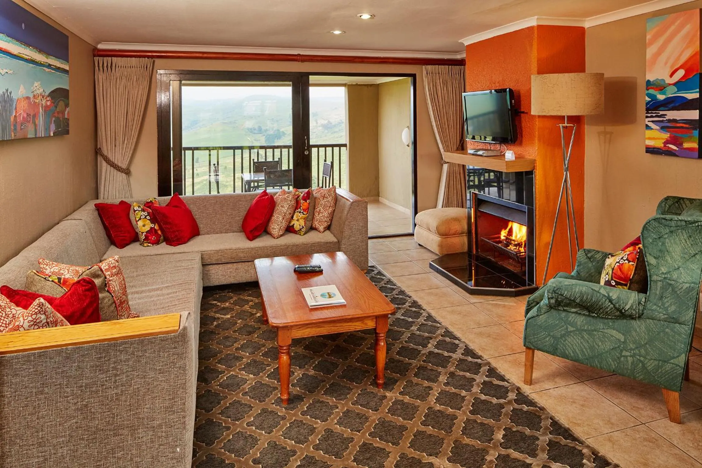 Living room in First Group Midlands Saddle and Trout