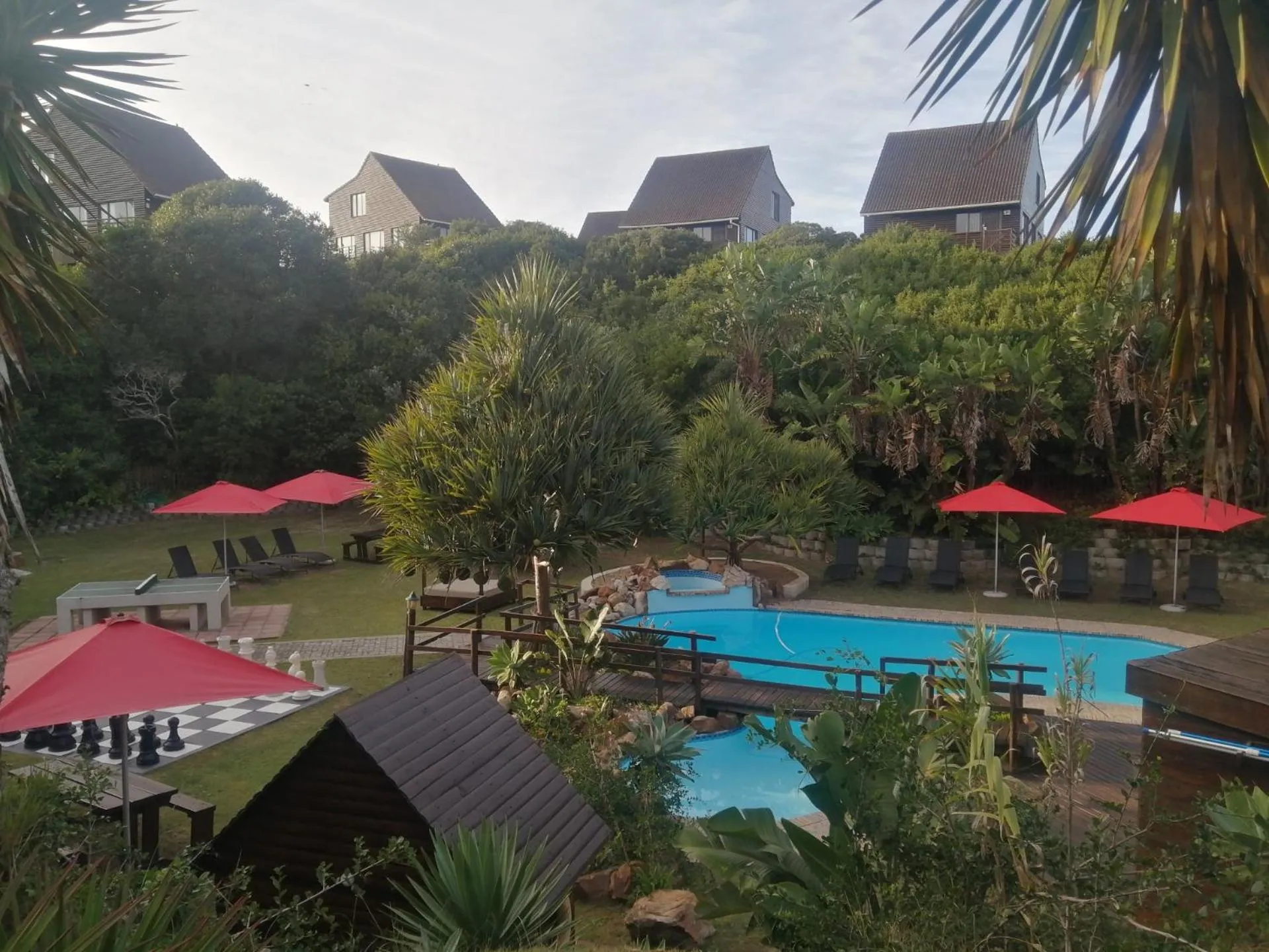 Swimming pool in First Group Kowie River Chalets
