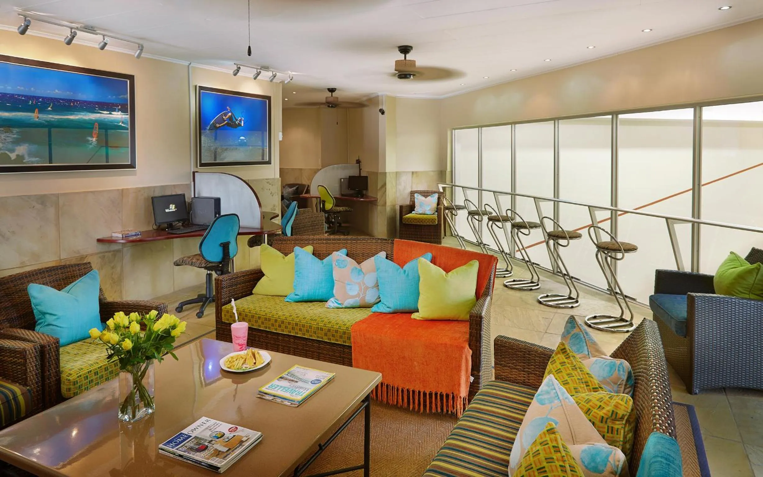 Communal lounge/ TV room in First Group La Cote D'Azur