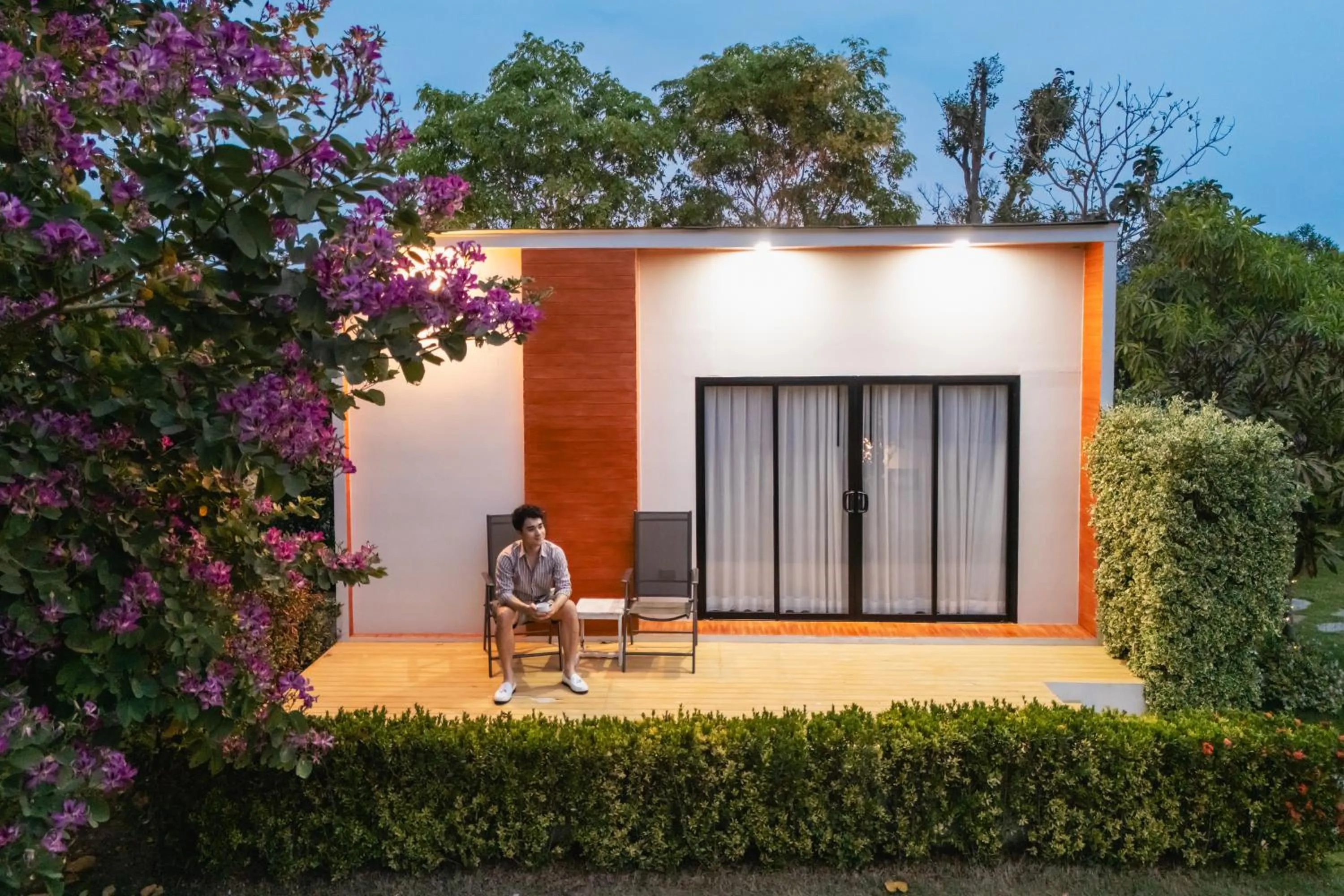 Patio in Rakmak Kan Resort & Cafe