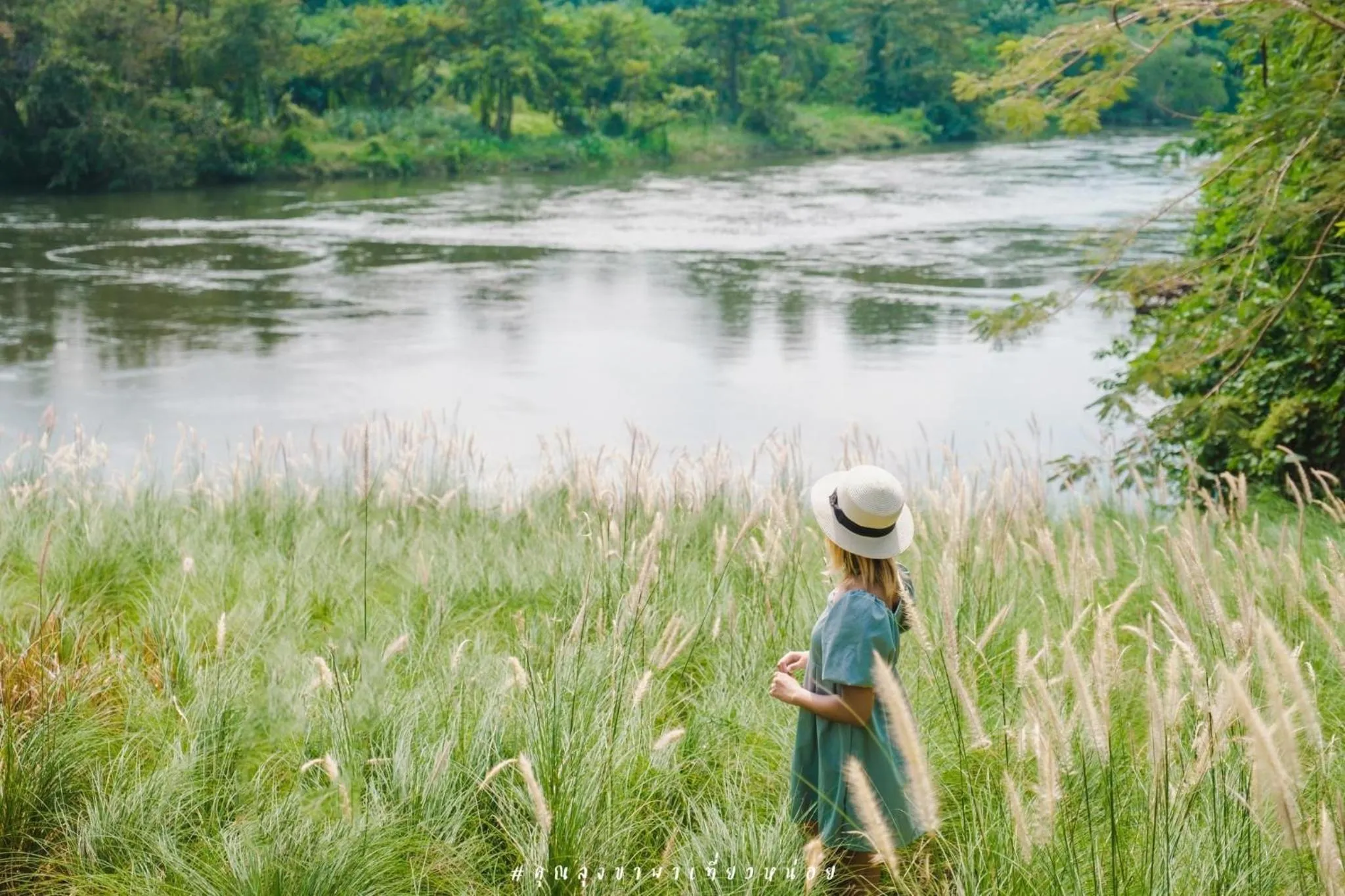 River view in Rakmak Kan Resort & Cafe