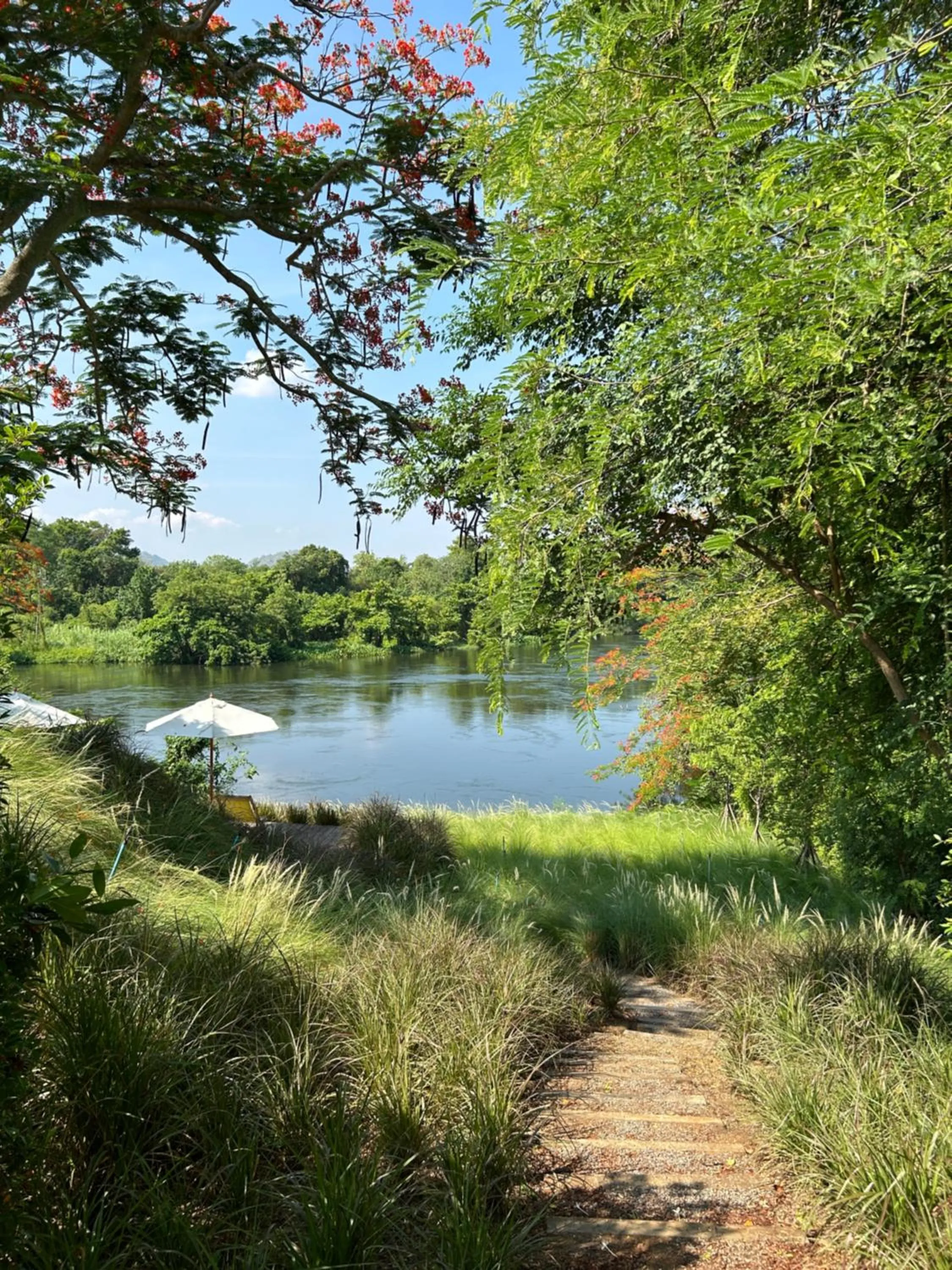 River view in Rakmak Kan Resort & Cafe