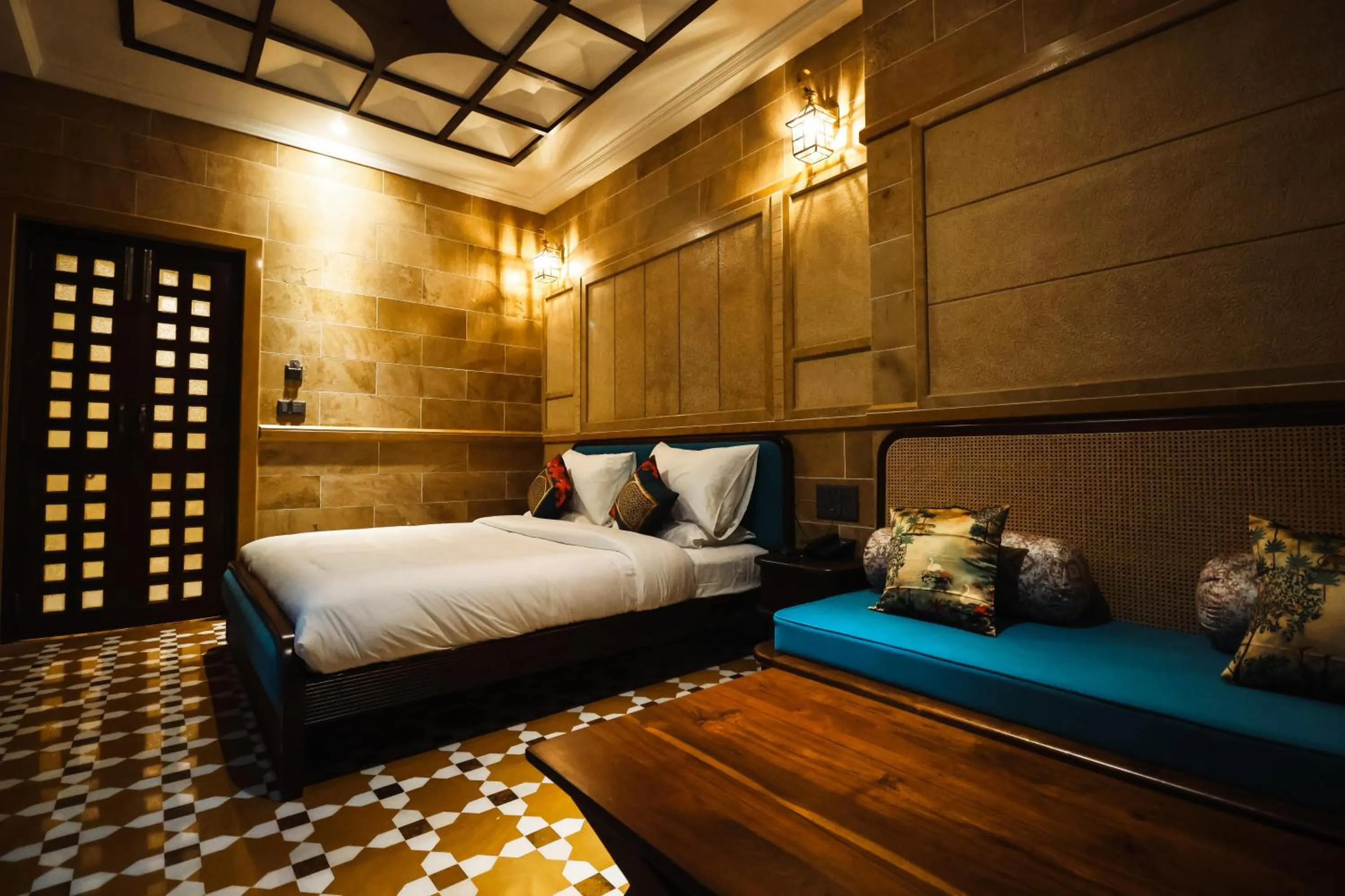 Bed in Guulab Haveli - Opp Fort
