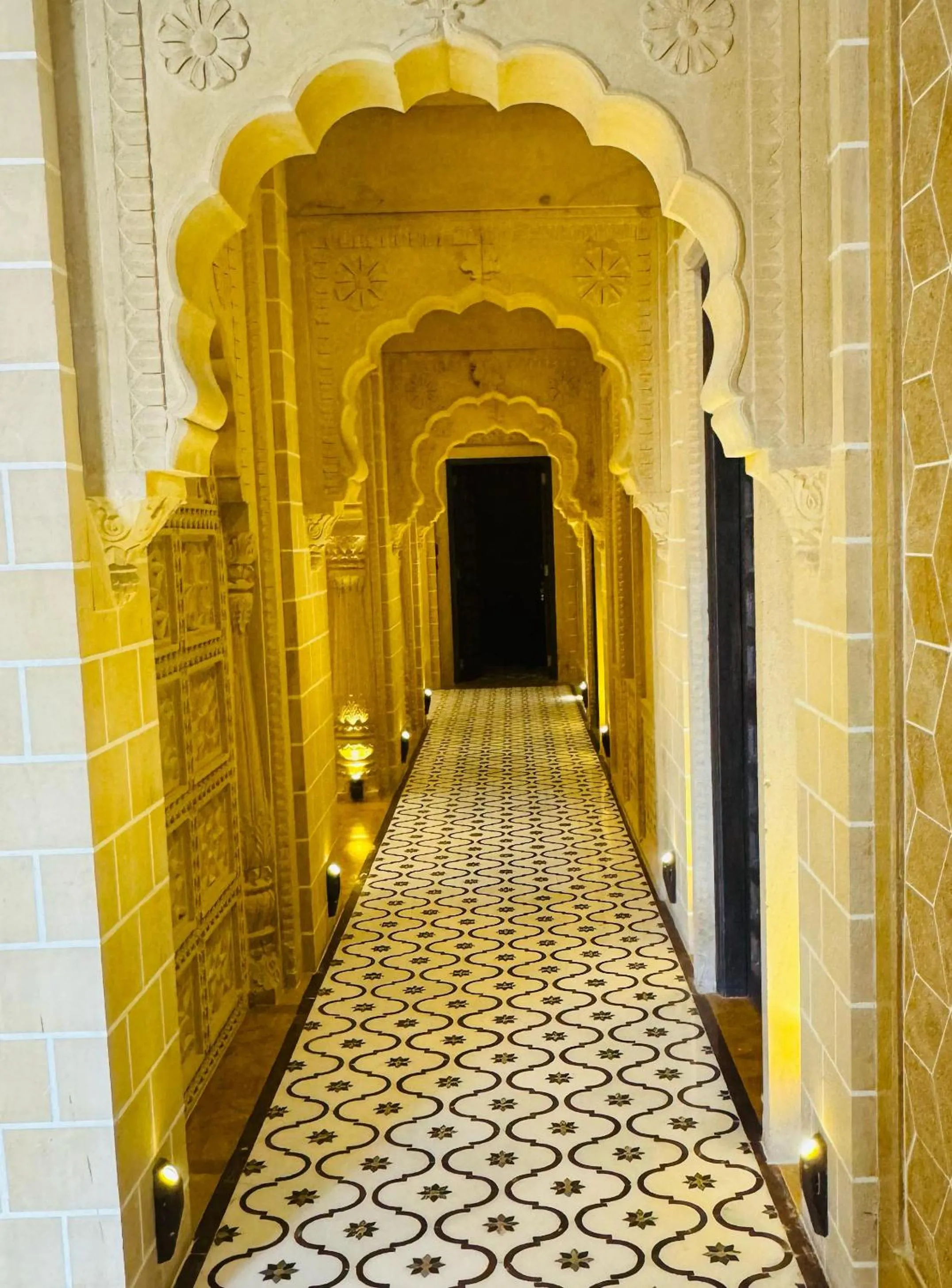 Floor plan in Guulab Haveli - Opp Fort