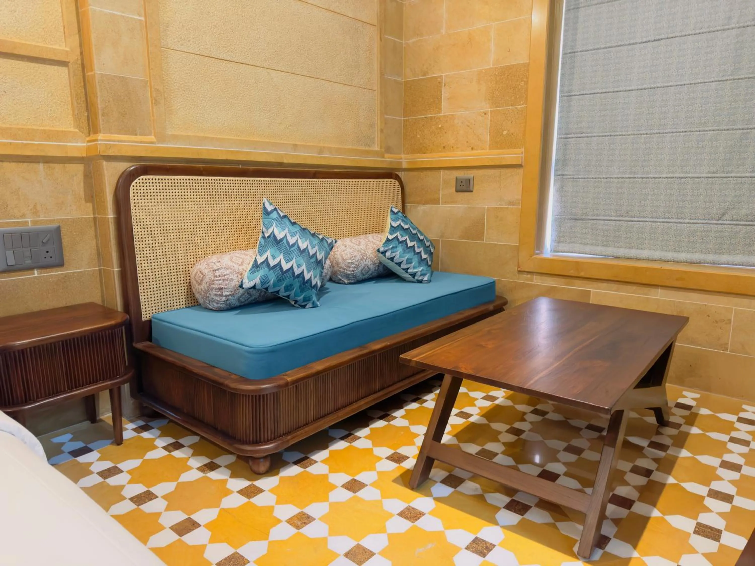 Living room in Guulab Haveli - Opp Fort