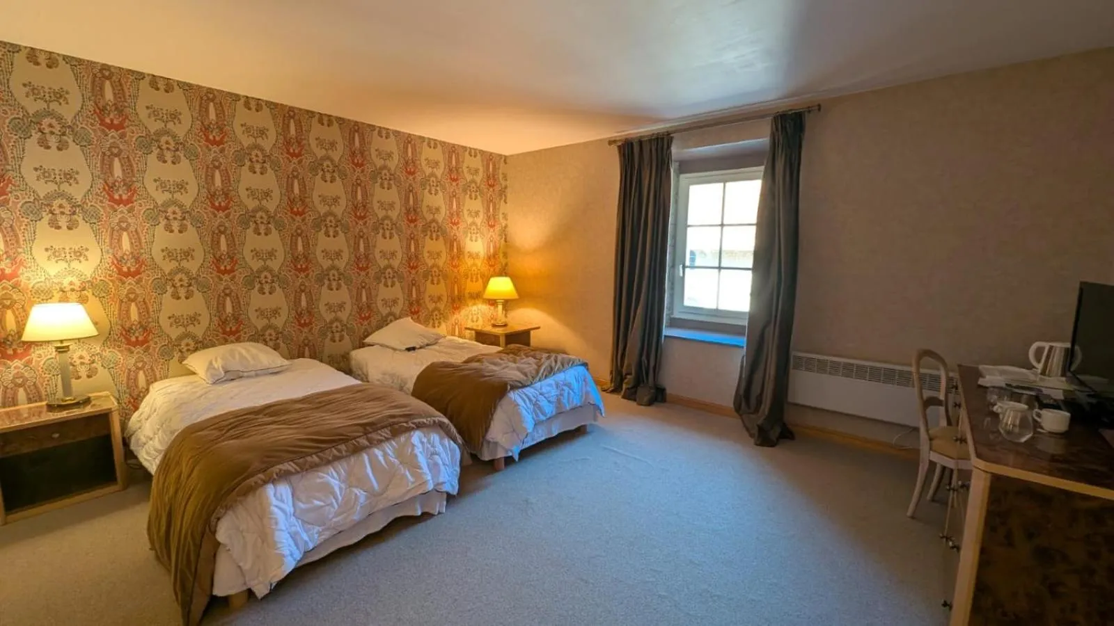 Bed in Château de Bournel