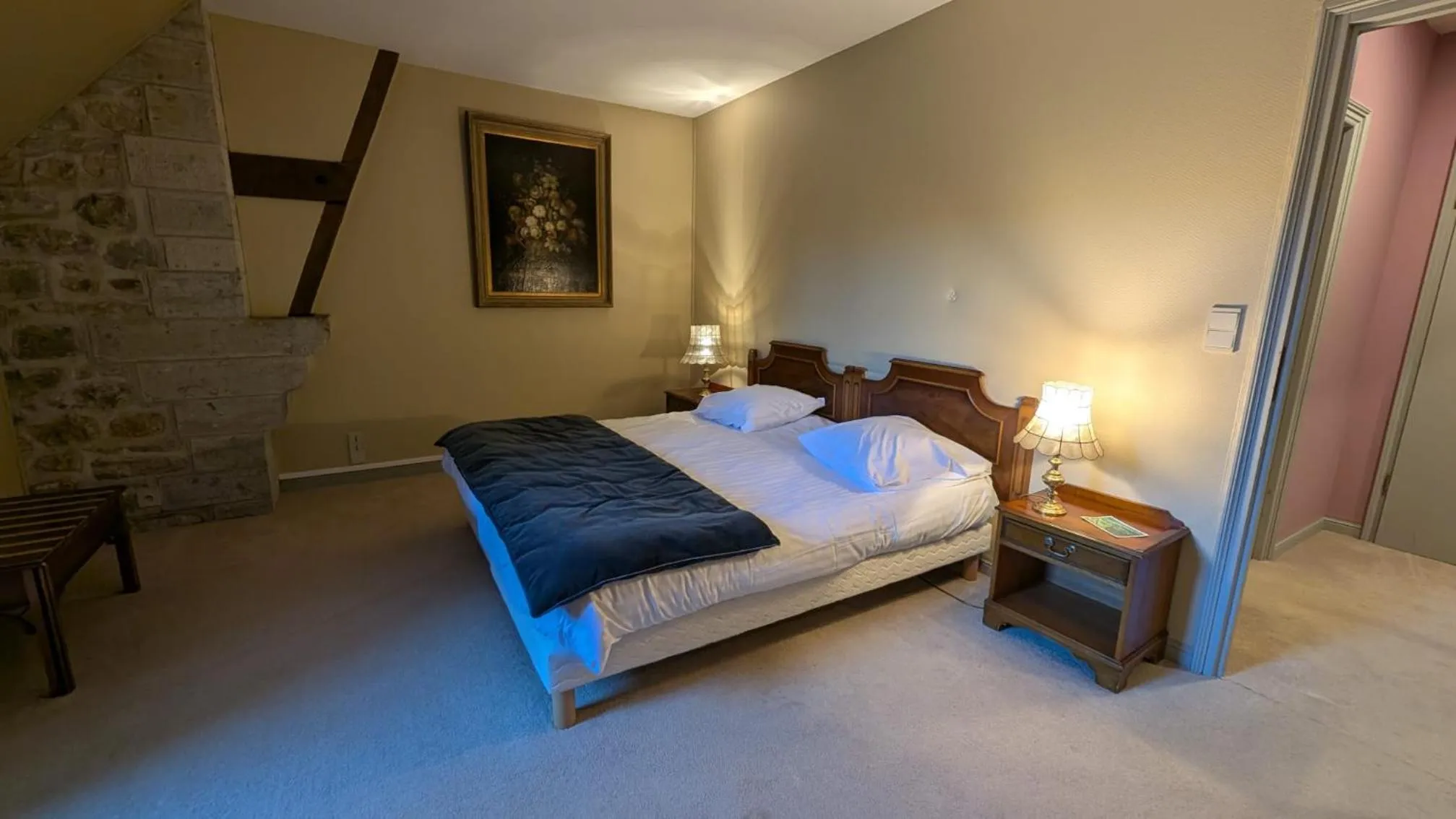 Bed in Château de Bournel