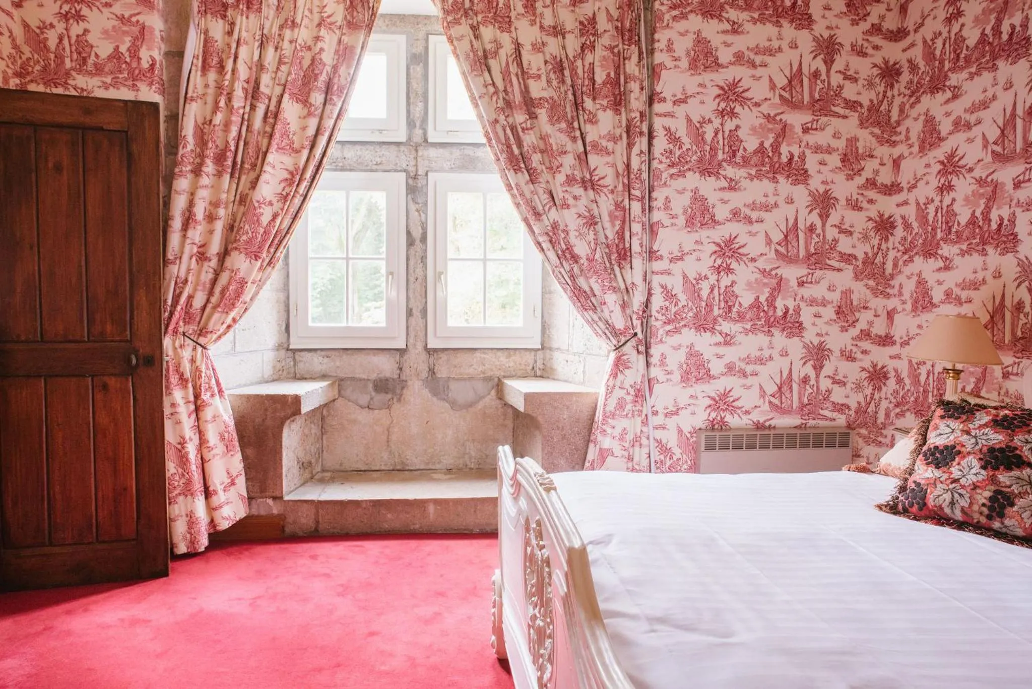 Bed in Château de Bournel