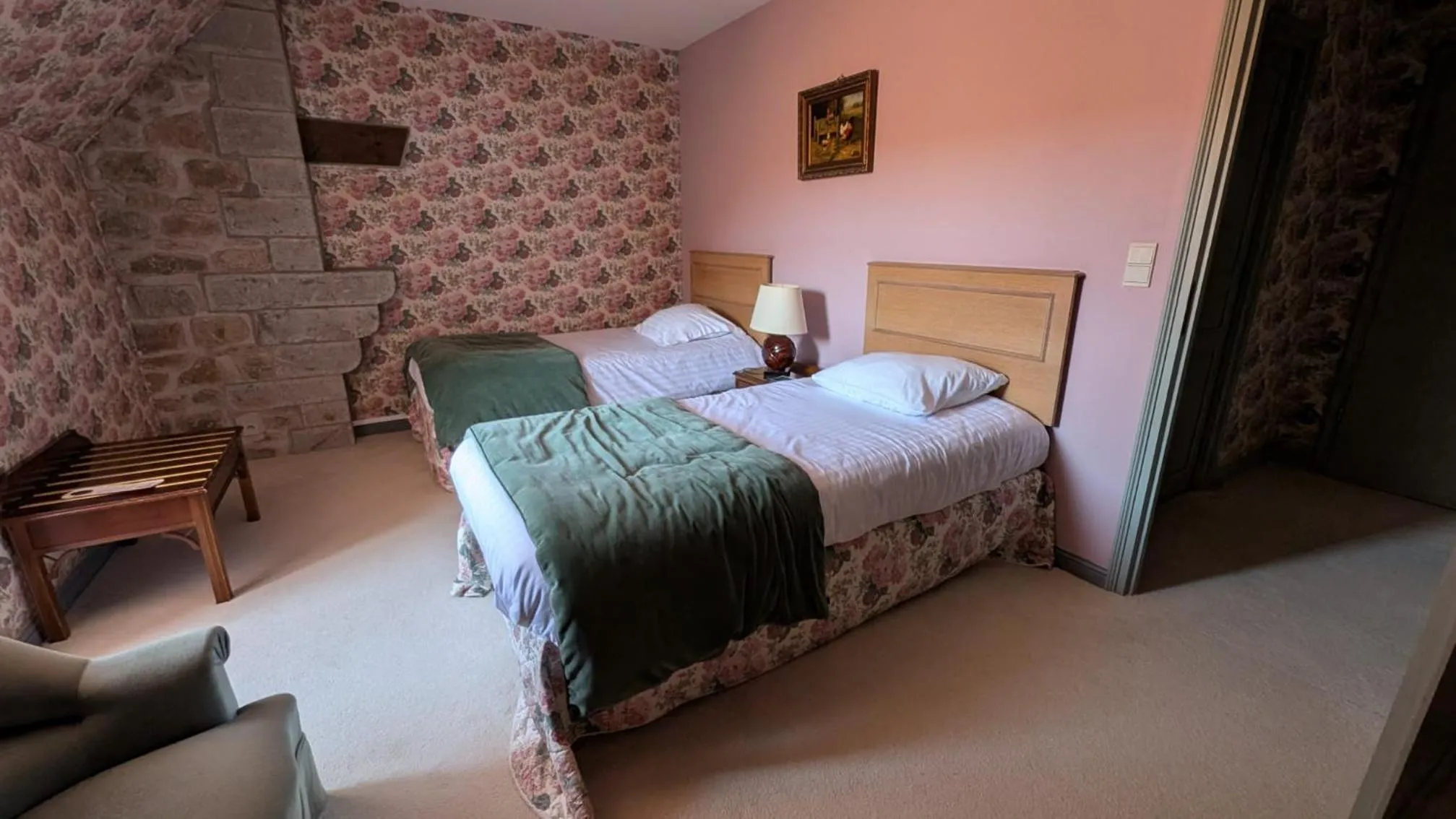 Bed in Château de Bournel