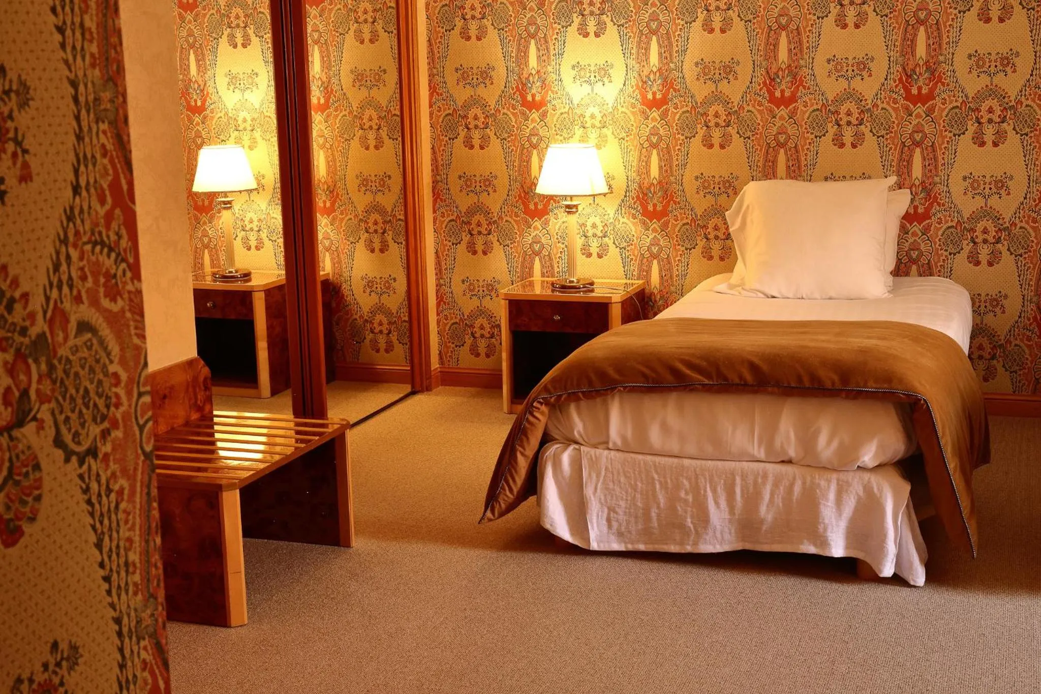 Bed in Château de Bournel