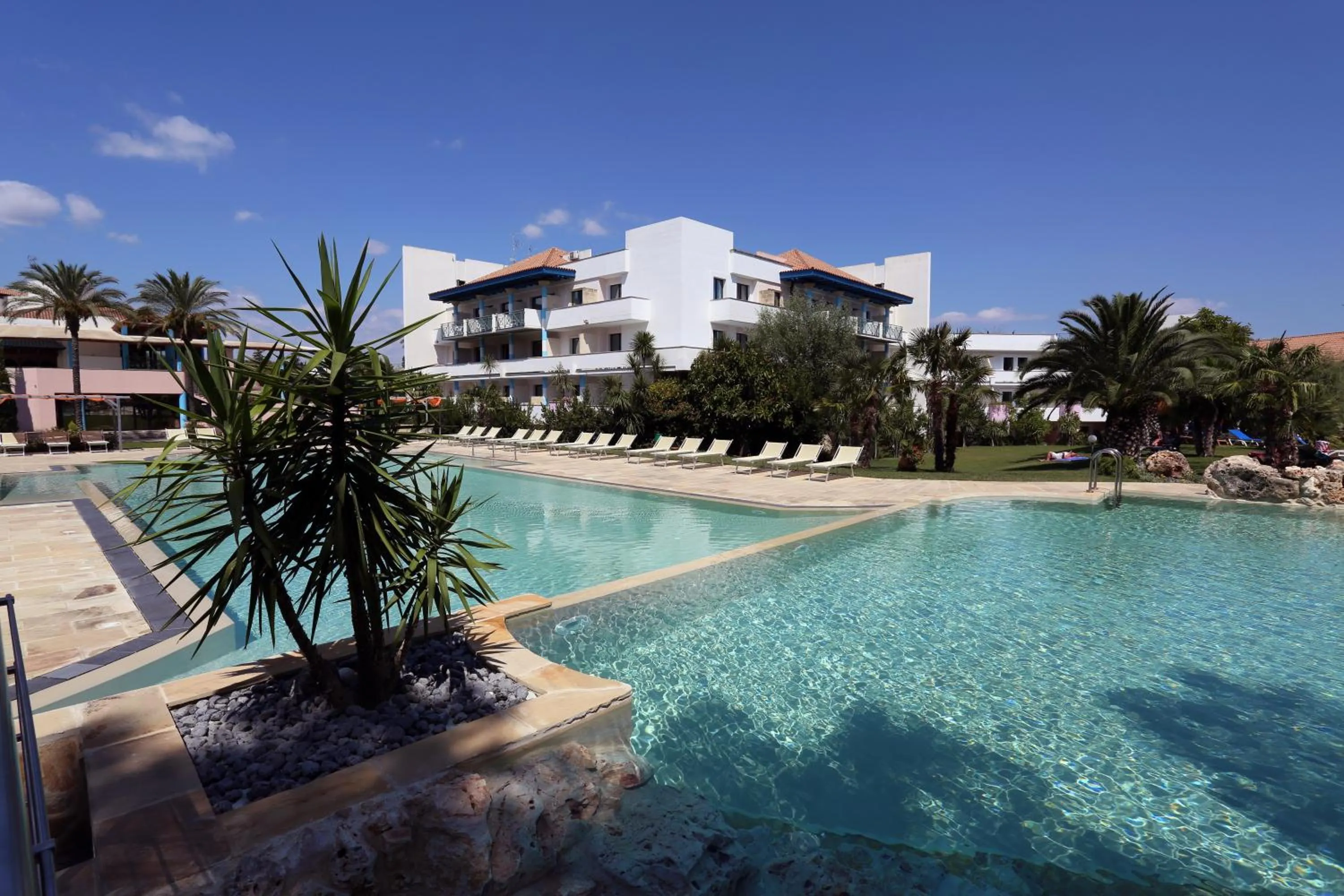 Pool view in Villaggio Giardini D'Oriente
